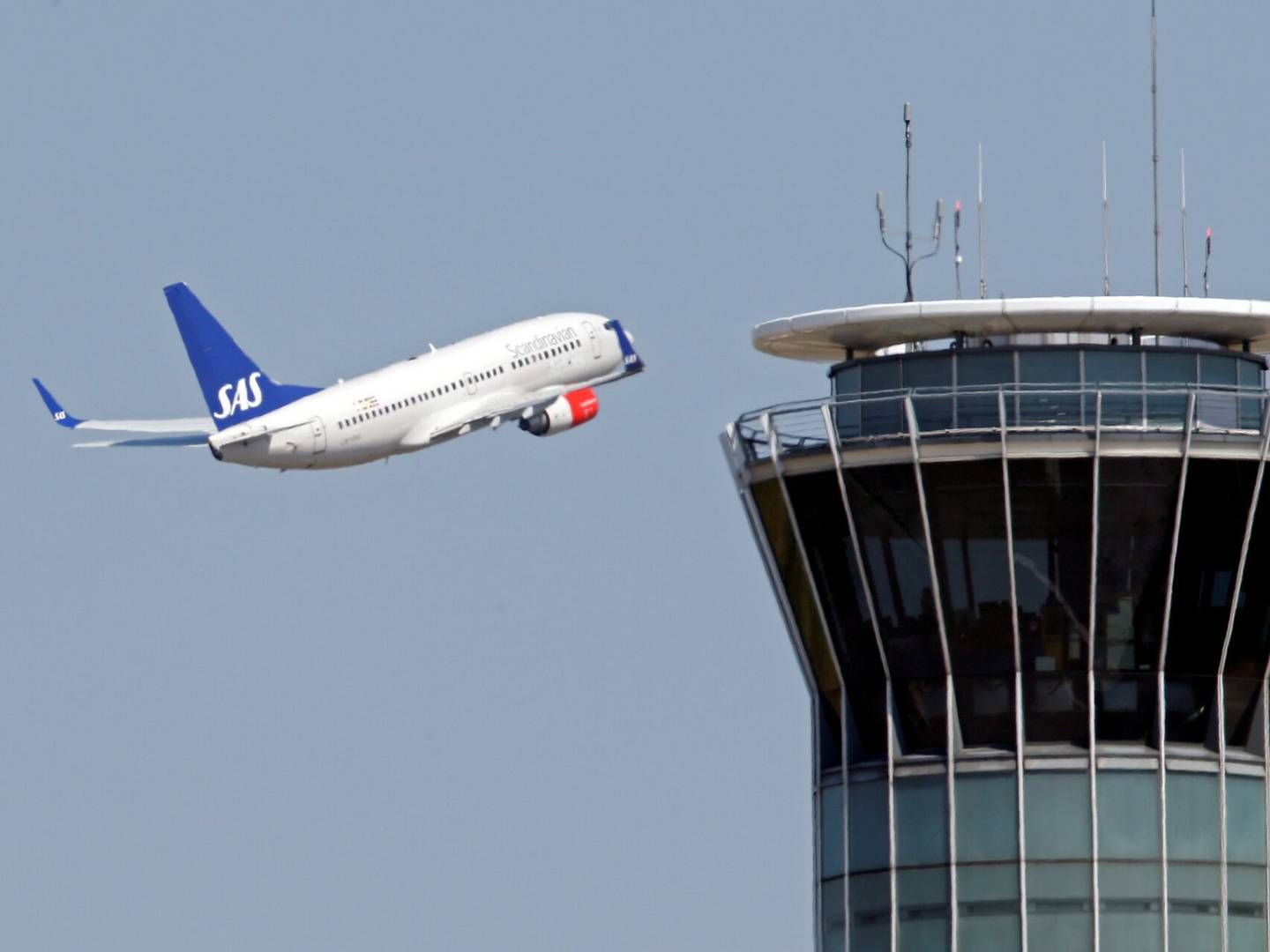 Flyselskabet SAS viser fremgang i trafikstatistikken torsdag formiddag. | Foto: Charles Platiau/Reuters/Ritzau Scanpix