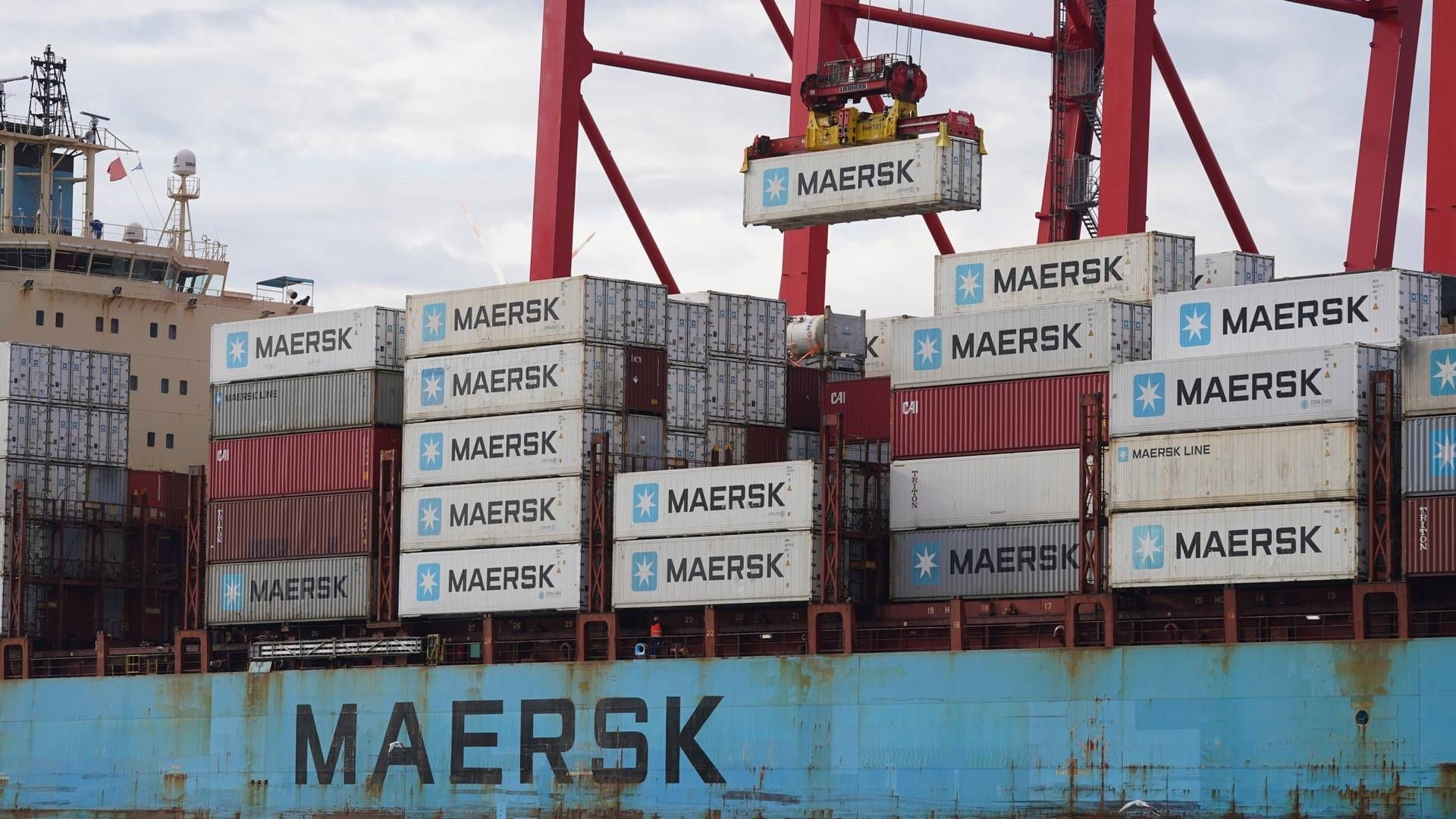 Maersk has the stated goal of reaching net-zero emissions by 2040, which requires that ships sail on green alternatives to traditional bunker oil. | Photo: Marcus Brandt/AP/Ritzau Scanpix