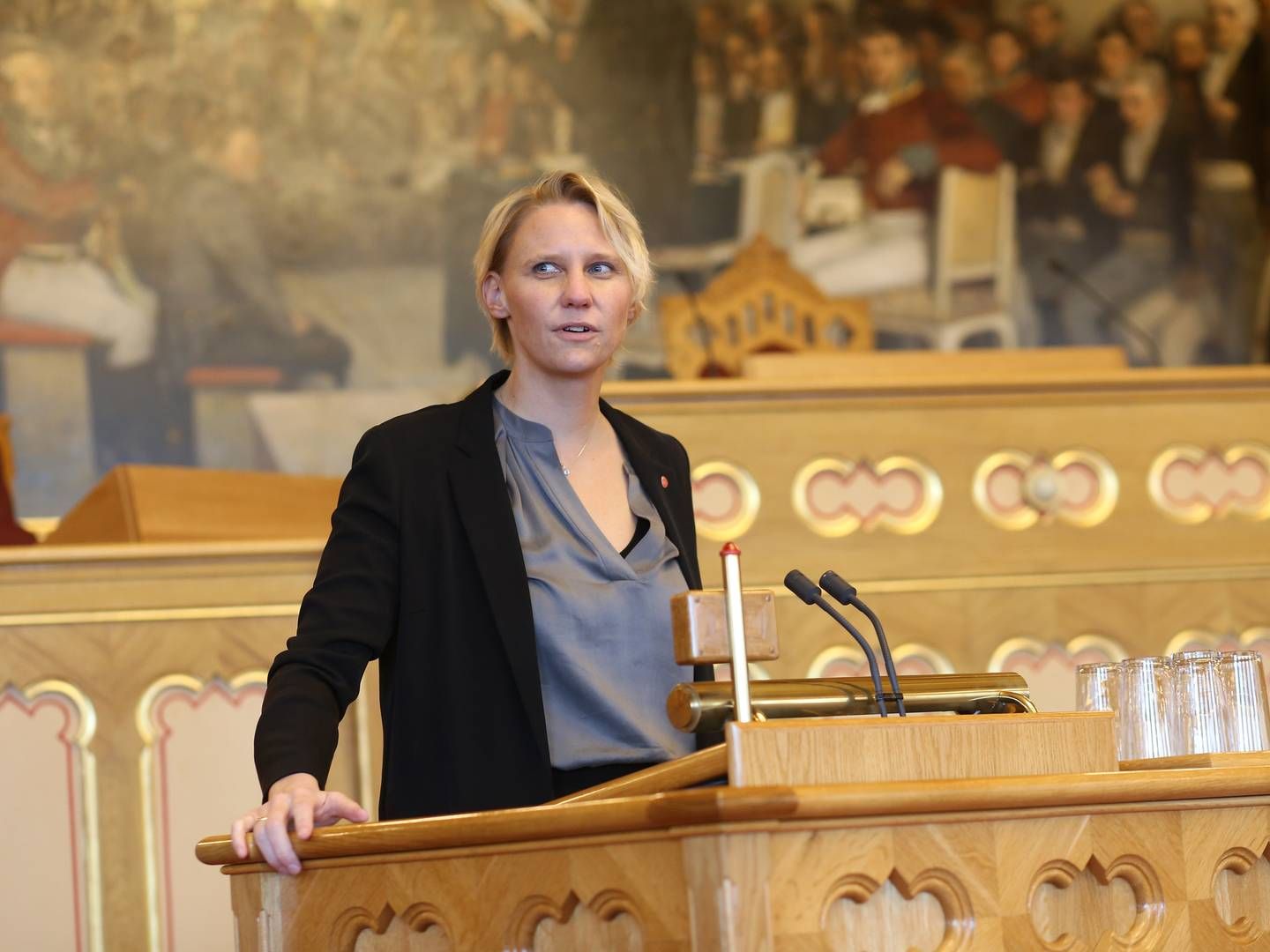 FAST: Arbeiderpartiets justispolitiske talsperson, Maria Aasen-Svensrud, sier Hurdalsplattformen ligger fast. | Photo: Bernt Sønvisen/Arbeiderpartiet