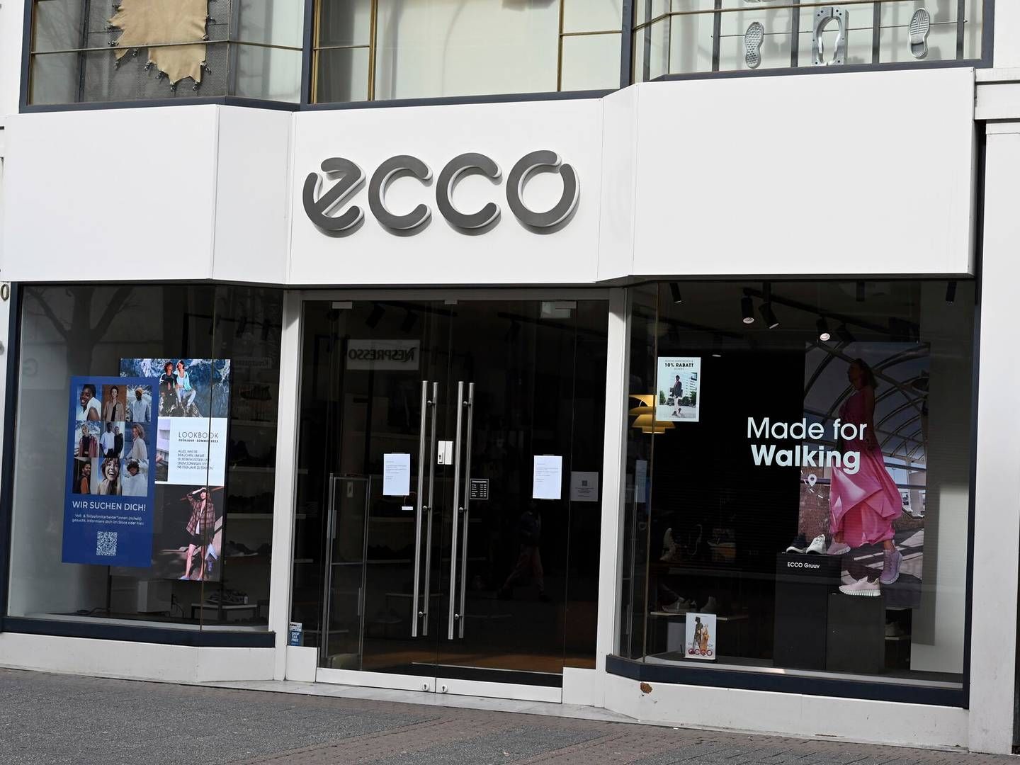 Ecco har mistet aftaler med en række forhandlere på grund af selskabets fortsatte tilstedeværelse, men til trods for det gik Eccos salg frem i Danmark. | Foto: Horst Galuschka/ap/ritzau Scanpix