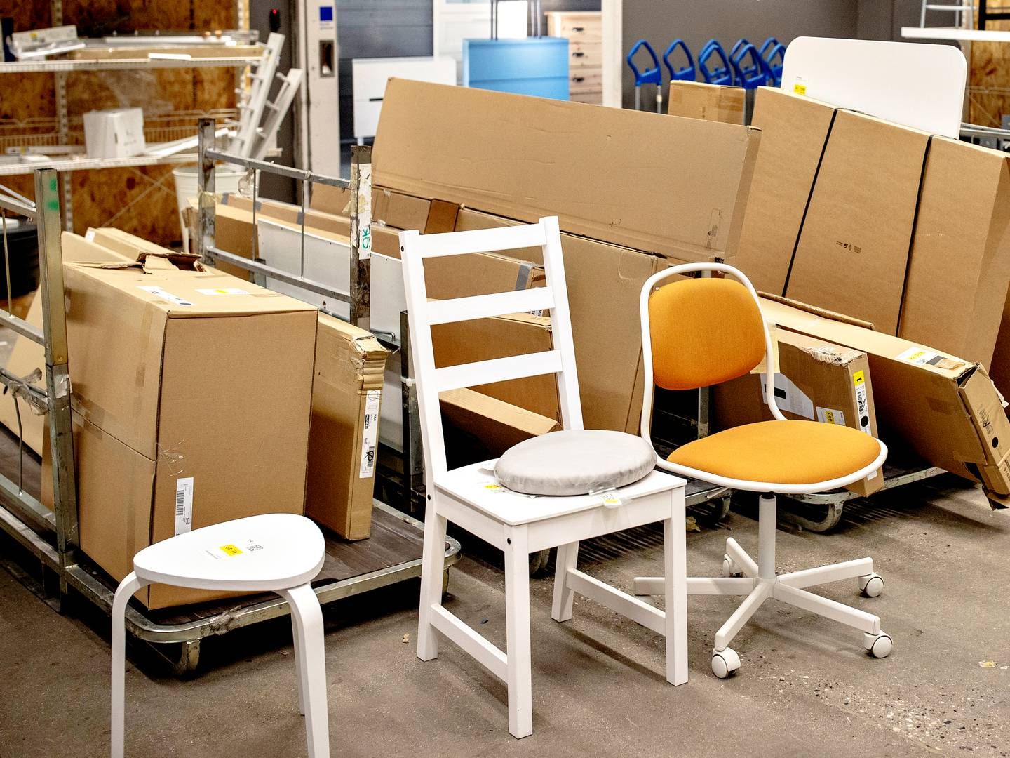 Hvor mange Ikea-møbler kan egentlig genbruges? Det vil Vestforbrænding og Ikea i samarbejde prøve at undersøge. | Foto: Miriam Dalsgaard