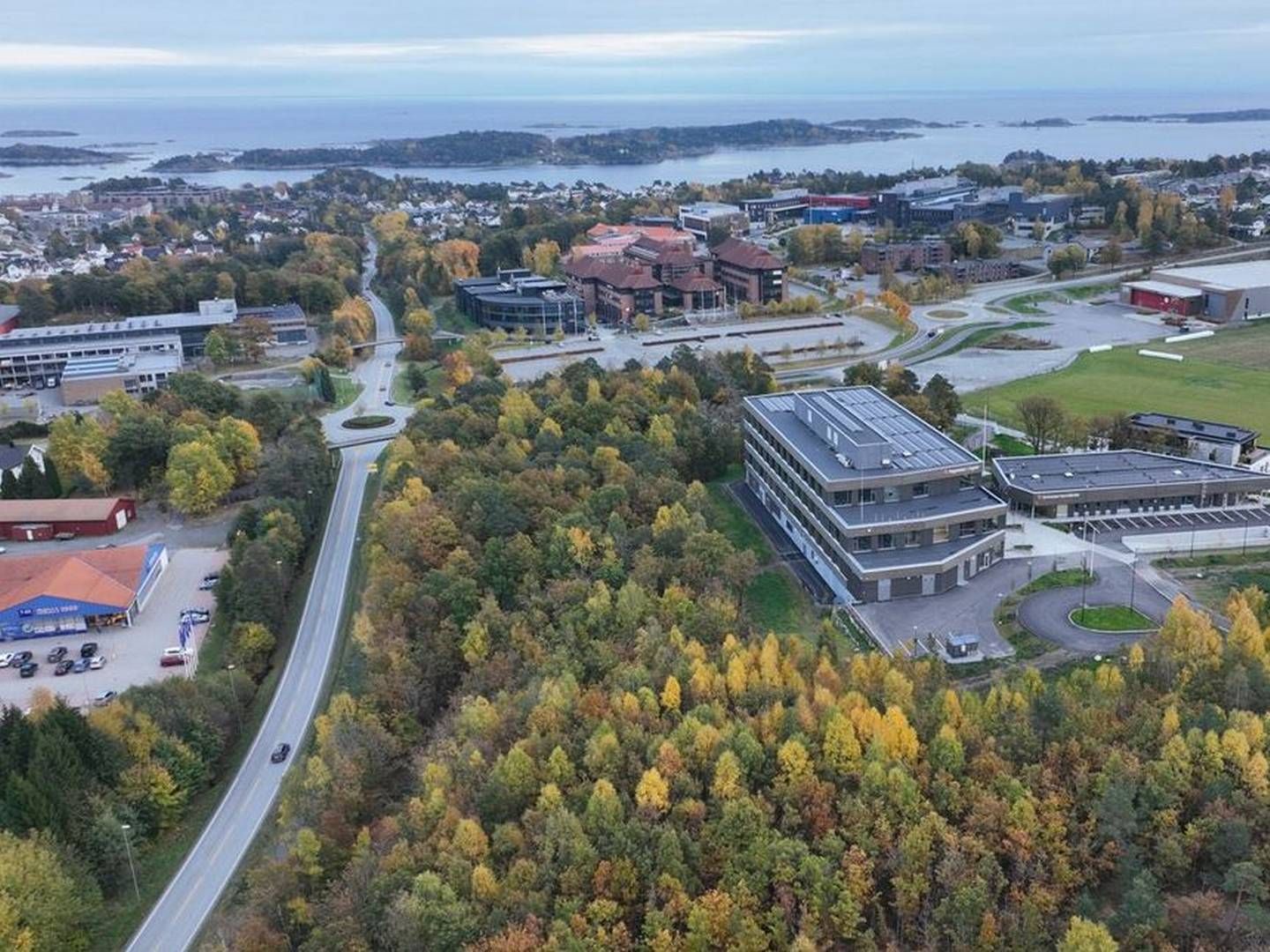 HOTELL: Lokale aktører planlegger nytt hotell i Grimstad. | Foto: J.B.Ugland