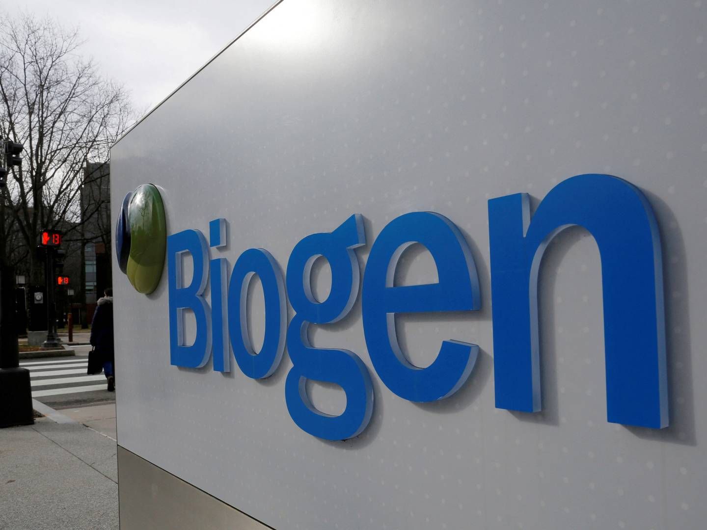 Den amerikanske medicinalvirksomhed Biogen er fredag sat i børspause forud for et ekspertmøde. | Foto: Brian Snyder/Reuters/Ritzau Scanpix