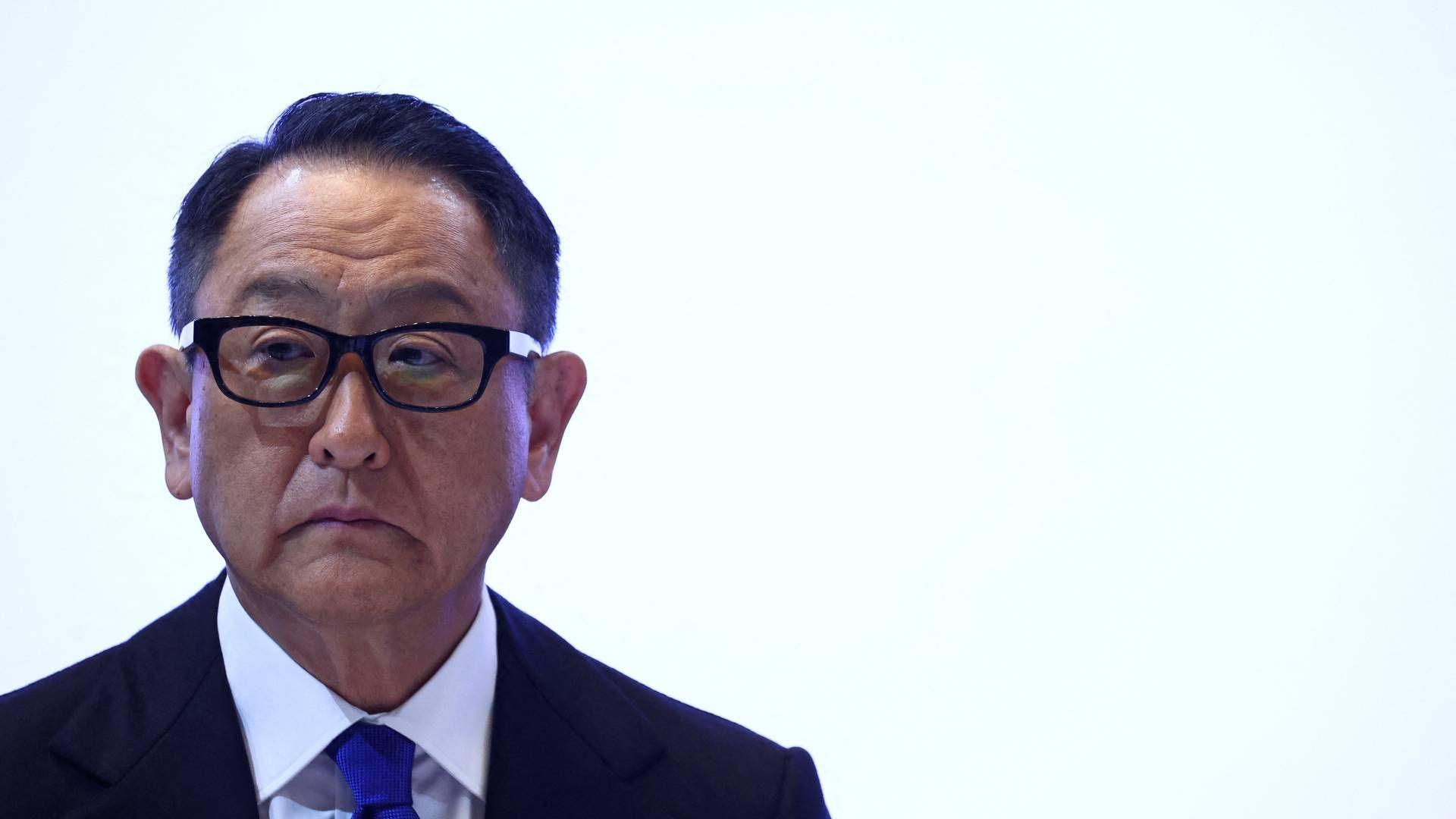 Toyota-formand, Akio Toyoda, er fortid på posten efter generalforsamlingen, hvis det står til Akademikerpension. | Foto: Athit Perawongmetha/Reuters/Ritzau Scanpix