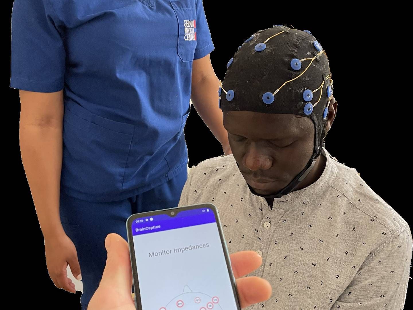 Alene i Afrika og Asien er der et udækket behov for 50 millioner EEG-scanninger om året svarende til et marked på 2 mia. dollar. | Foto: Braincapture / Pr