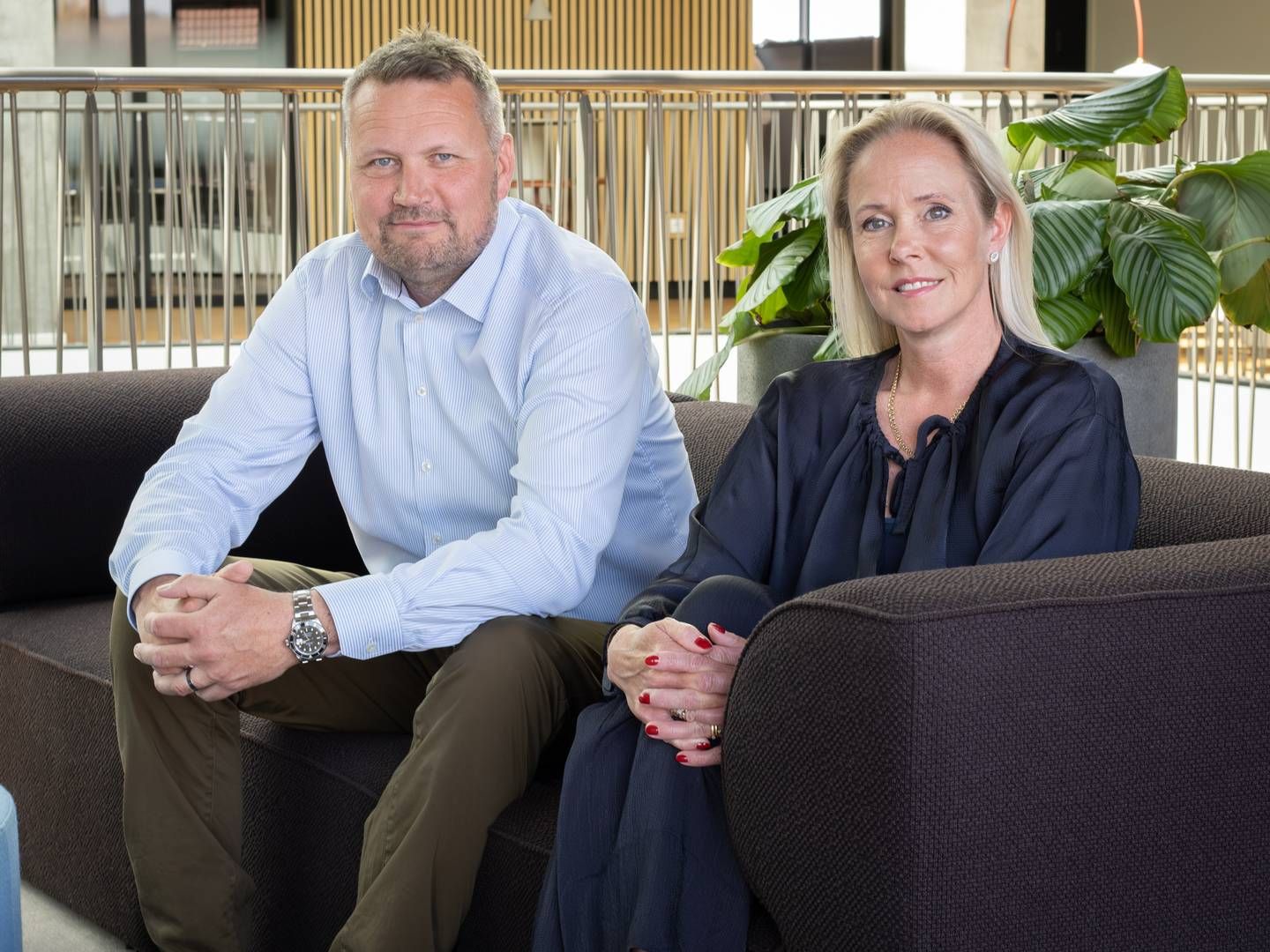 Jesper Lundgren er kommerciel direktør i Visma Dataløn og Proløn, mens Karina Wellendorph er adm. direktør. | Foto: Pr