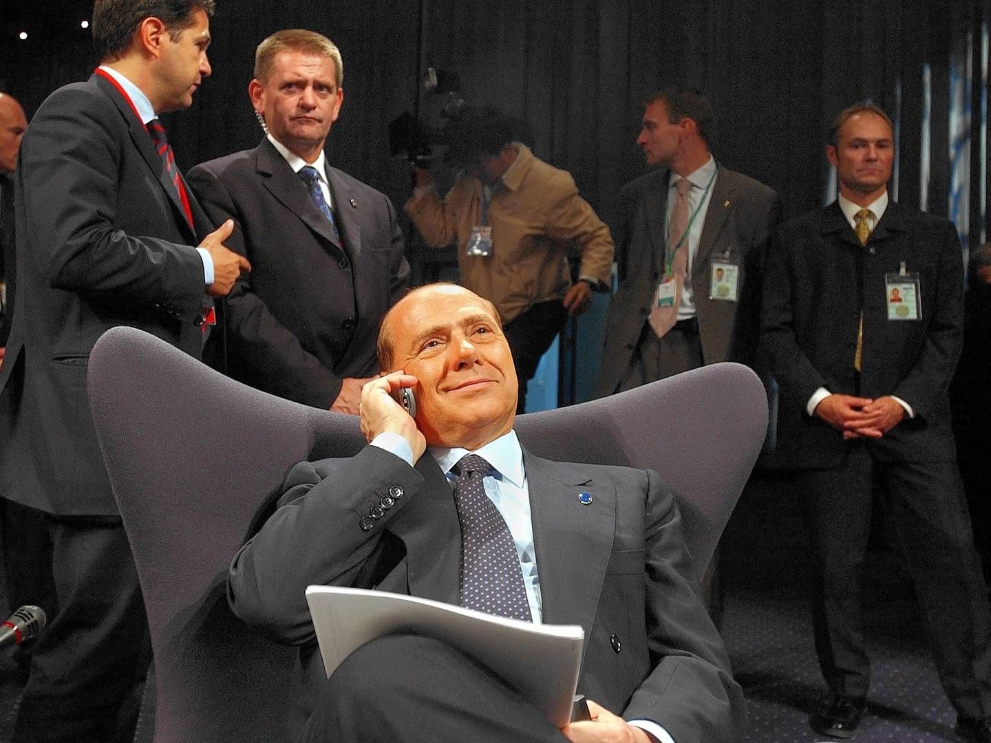 Den tidligere italienske premierminister og mediemogul Silvio Berlusconi er gået bort. Han blev 86 år. | Foto: Lars Krabbe