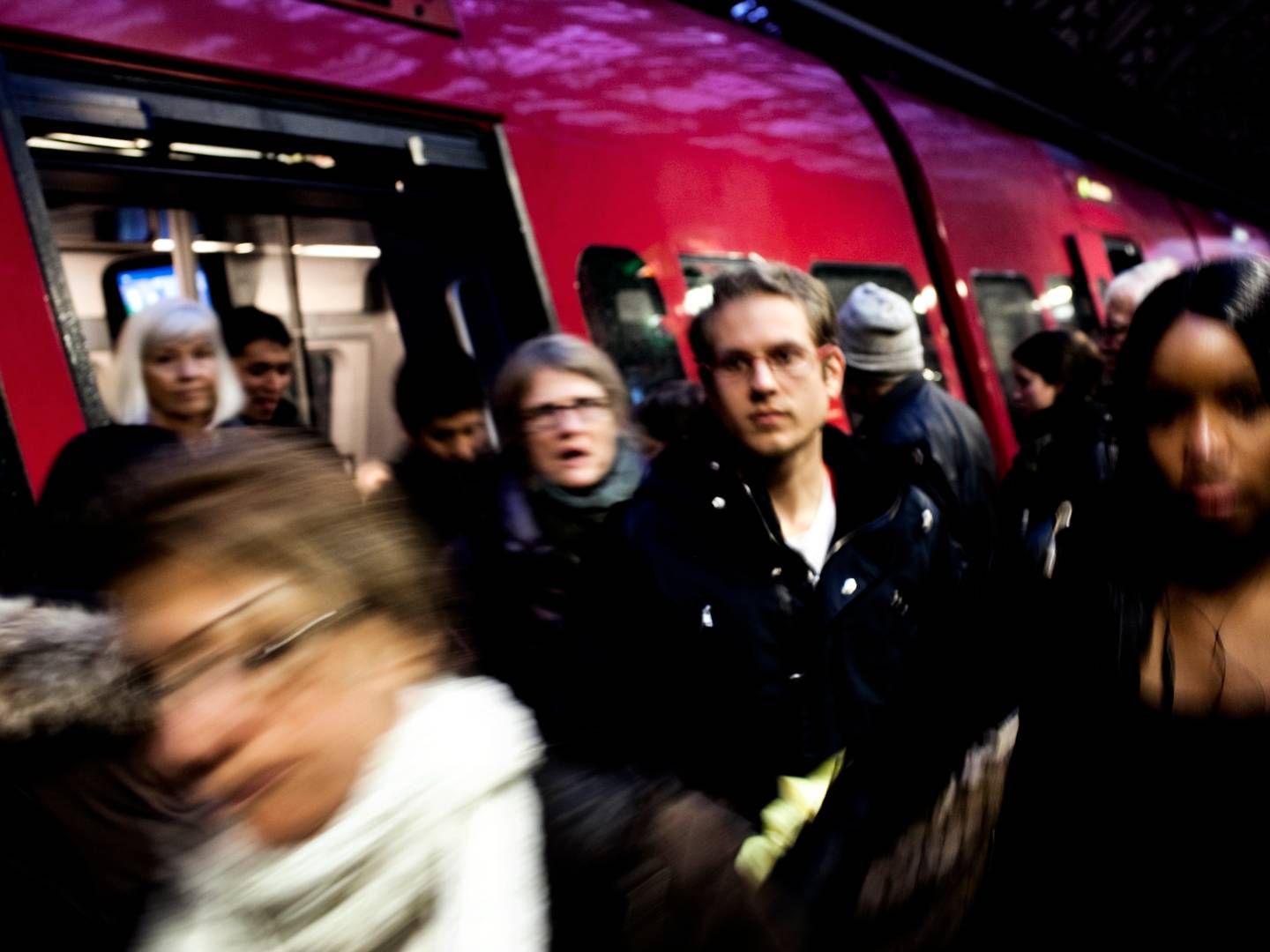 Arbejdsnedlæggelserne har påvirket togtrafikken, der kører med mange forsinkelser og aflysninger. DSB forventer, at togdriften også vil være påvirket de kommende dage. | Foto: Mathias Christensen/Politiken/Ritzau Scanpix