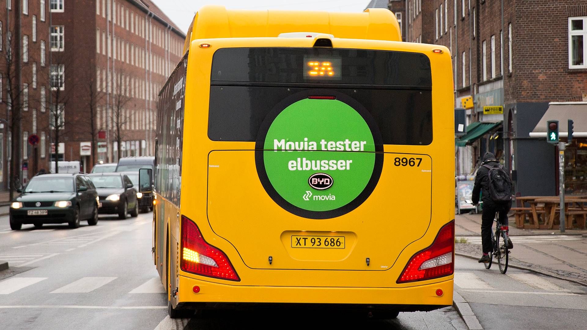 Flere dele af Movias aktiviteter har endnu lange udsigter til at fjerne CO2-udledningen. På busdelen går det dog fortsat fremad for trafikselskabet. | Foto: Finn Frandsen/Politiken/Ritzau Scanpix