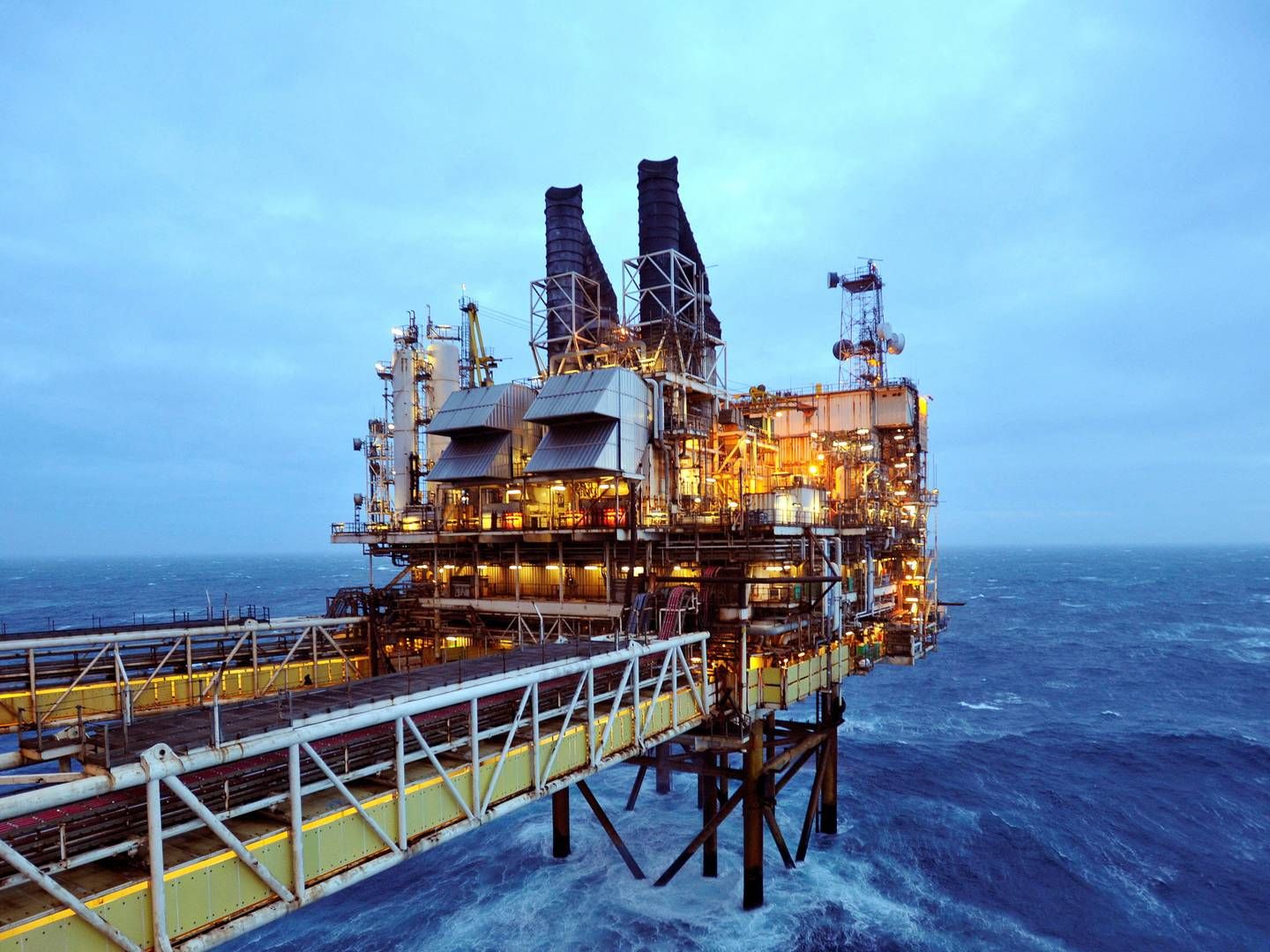 North Sea oil rig. | Photo: Pool New/Reuters/Ritzau Scanpix