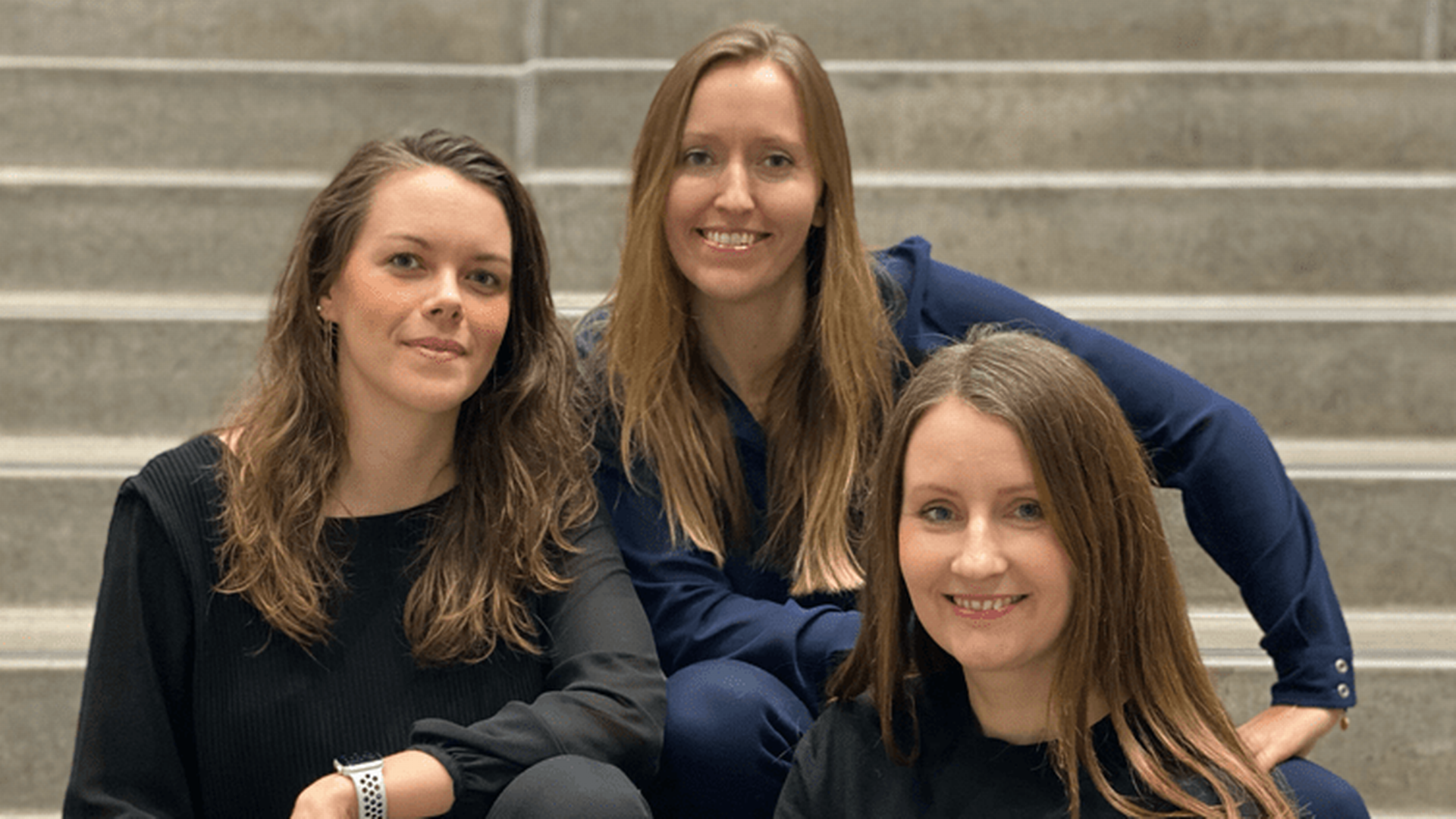 De tre grundlæggere af tech-startup Roccai. Anden kvinde fra venstre er adm. direktør Nanna Ulsøe. | Foto: PR / Digitallead