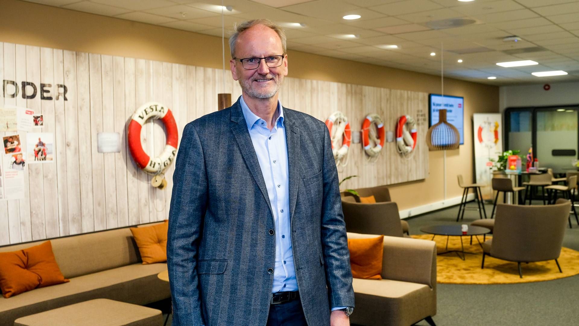 LYST PÅ FREMTIDEN: Norgessjef i Tryg, Espen Opedal, sier han han er glad for å legge 2023 bak seg. | Foto: Sebastian Holsen / FinansWatch