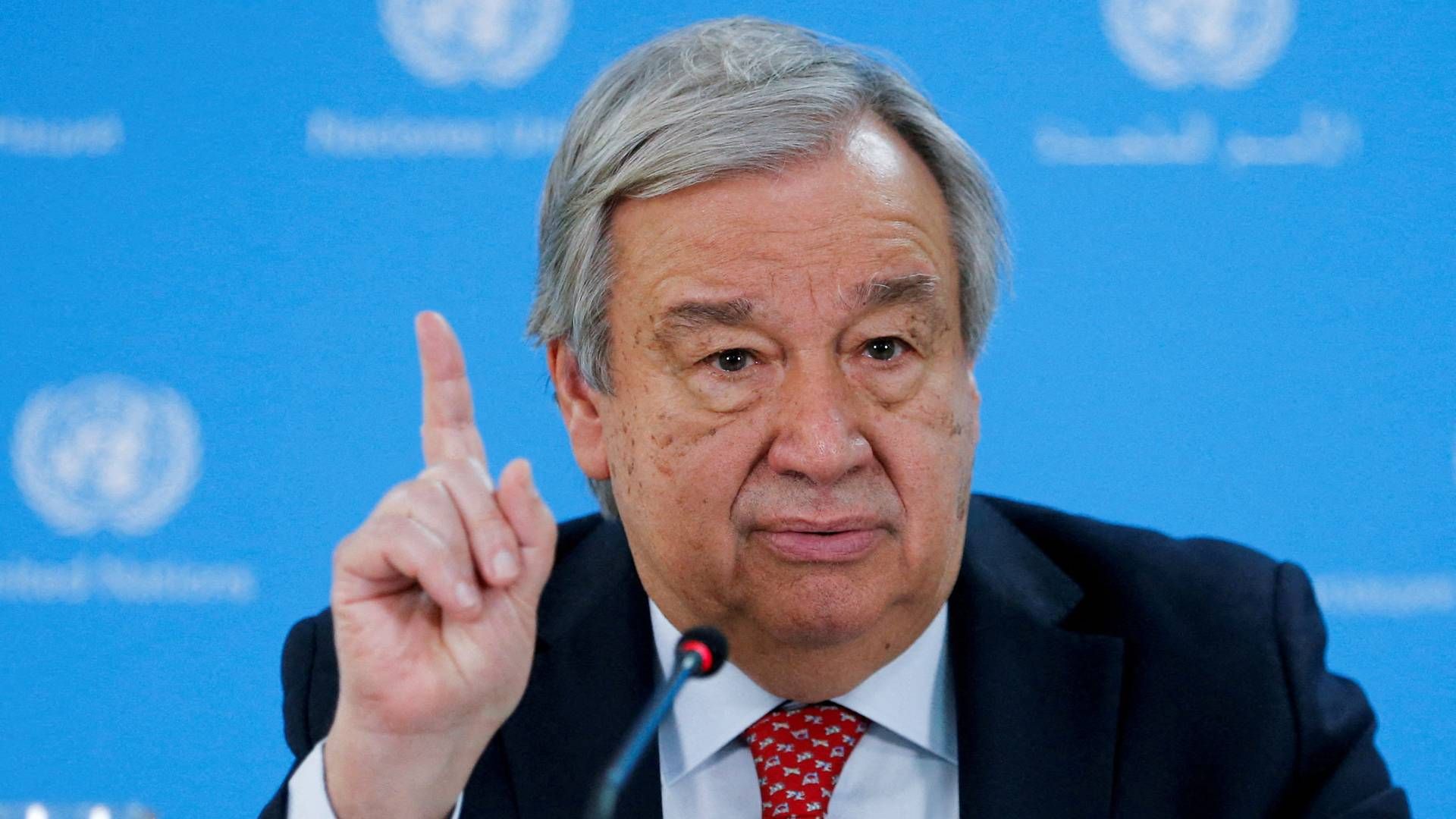 "Oceanerne er vor planets hjerteblod," udtaler FN’s generalsekretær, António Guterres, i forbindelse med ny FN-traktat. | Foto: Thomas Mukoya/Reuters/Ritzau Scanpix