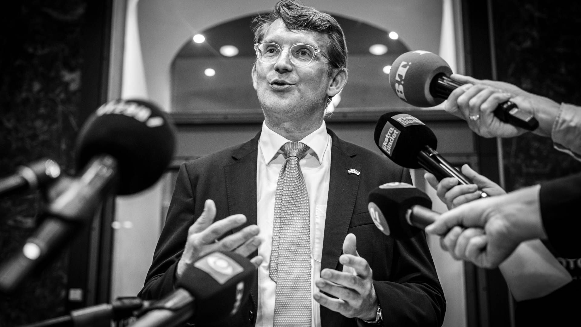 Troels Lund Poulsen, Venstre, er fungerende forsvarsminister. | Foto: Emil Nicolai Helms