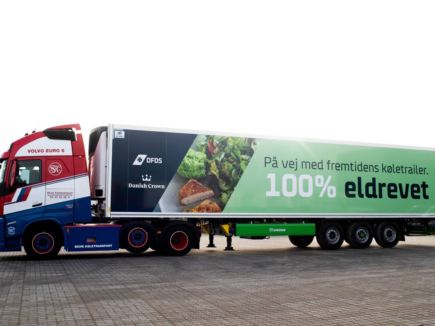 Samarbejdet drejer sig om at sikre klimaneutral transport af fødevarer til Storbritannien via Esbjerg Havn. | Foto: Pressefoto / Danish Crown