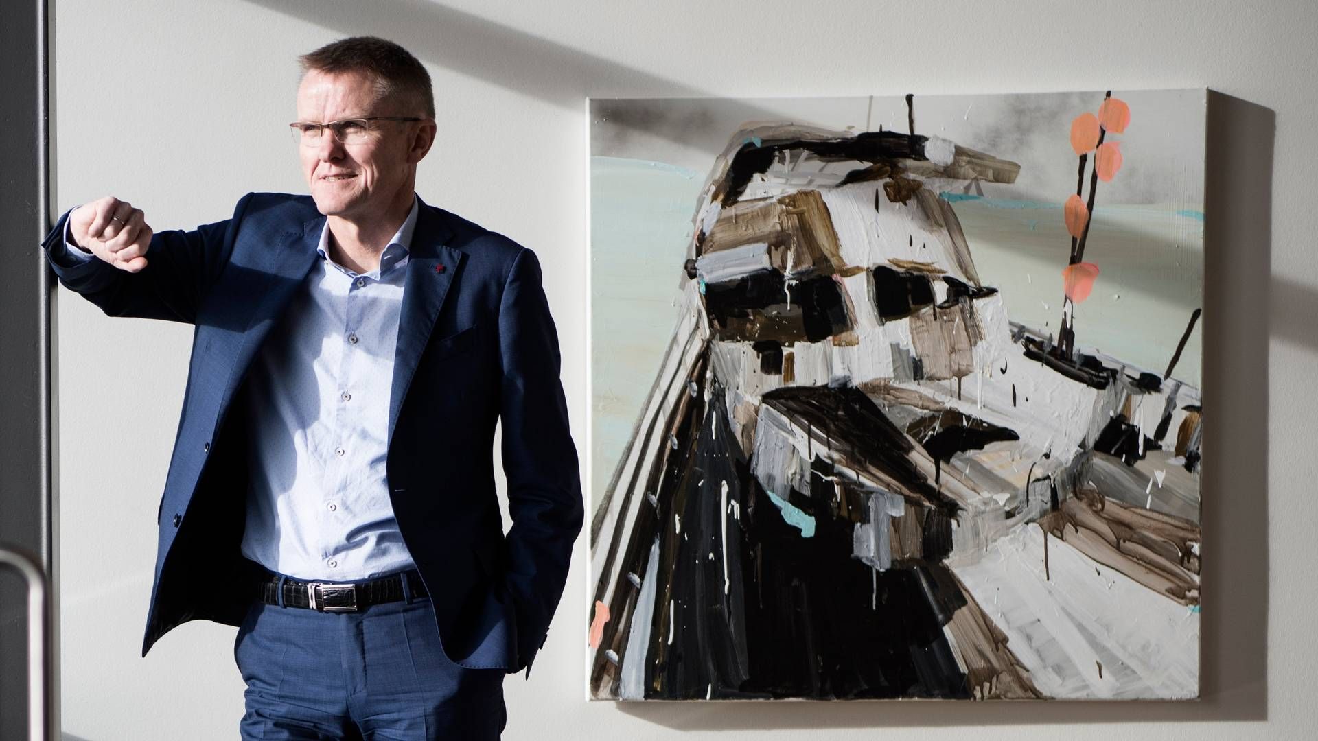 Spar Nord med adm. direktør Lasse Nyby i front har sat kurs mod nyt rekordresultat. | Foto: Gregers Tycho/ERH