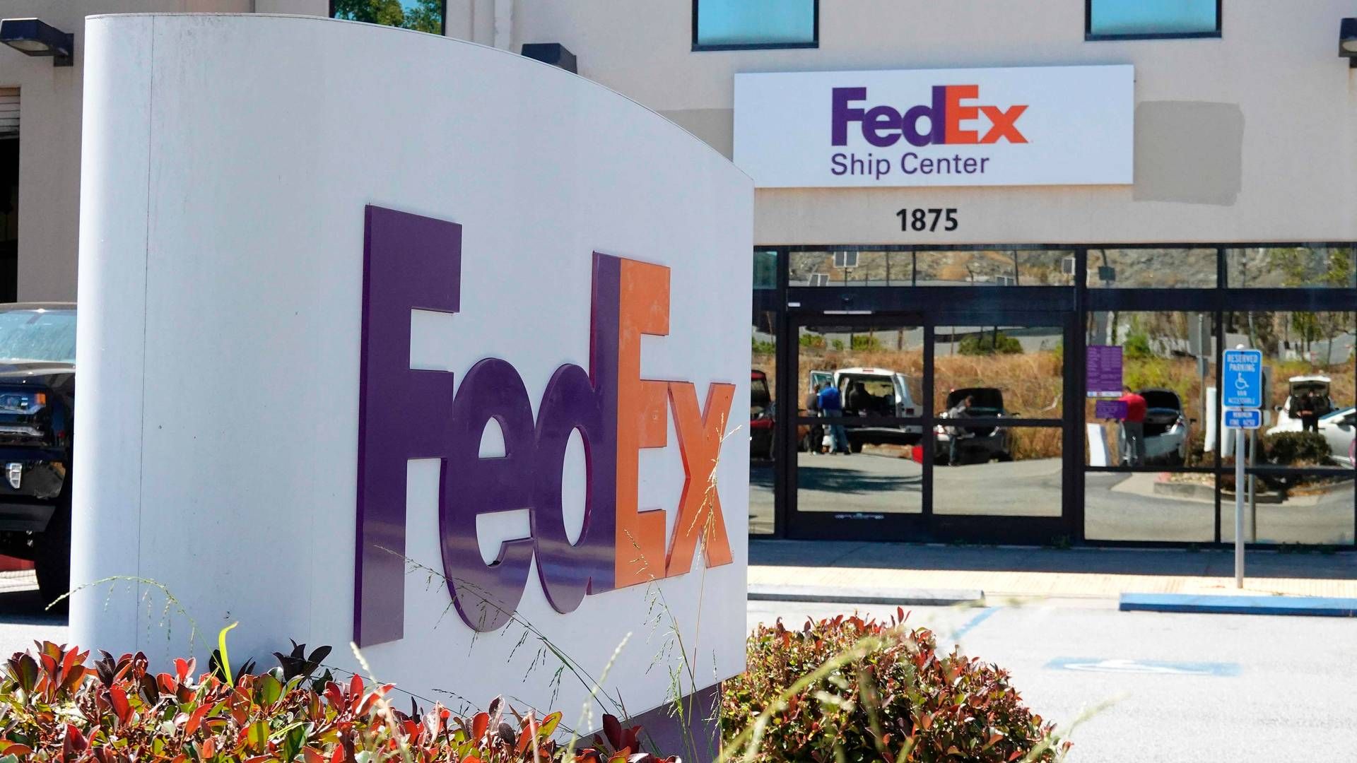 "Nogle gange kan man godt bruge Fedex som et pejlemærke for økonomien," siger Mikkel Emil Jensen, analytiker hos Sydbank. | Foto: Justin Sullivan/AFP/Ritzau Scanpix