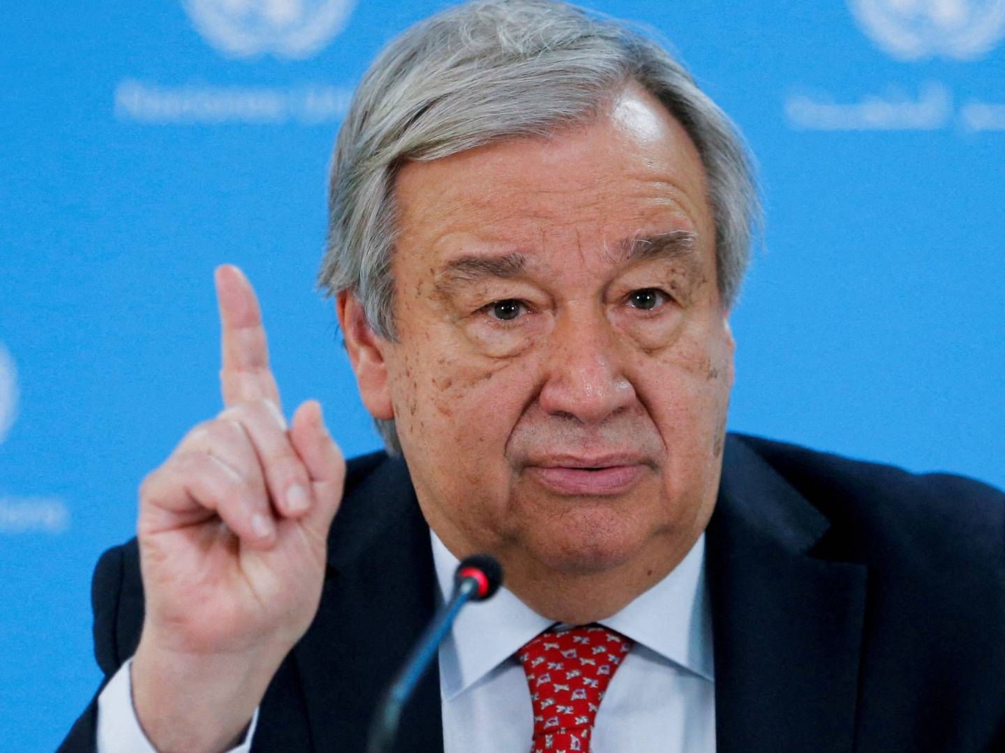 FN's generalsekretær, Antonio Guterres, opfordrer parter i kornaftale til at gøre deres yderste for at forlænge aftalens levetid. | Foto: Thomas Mukoya/Reuters/Ritzau Scanpix