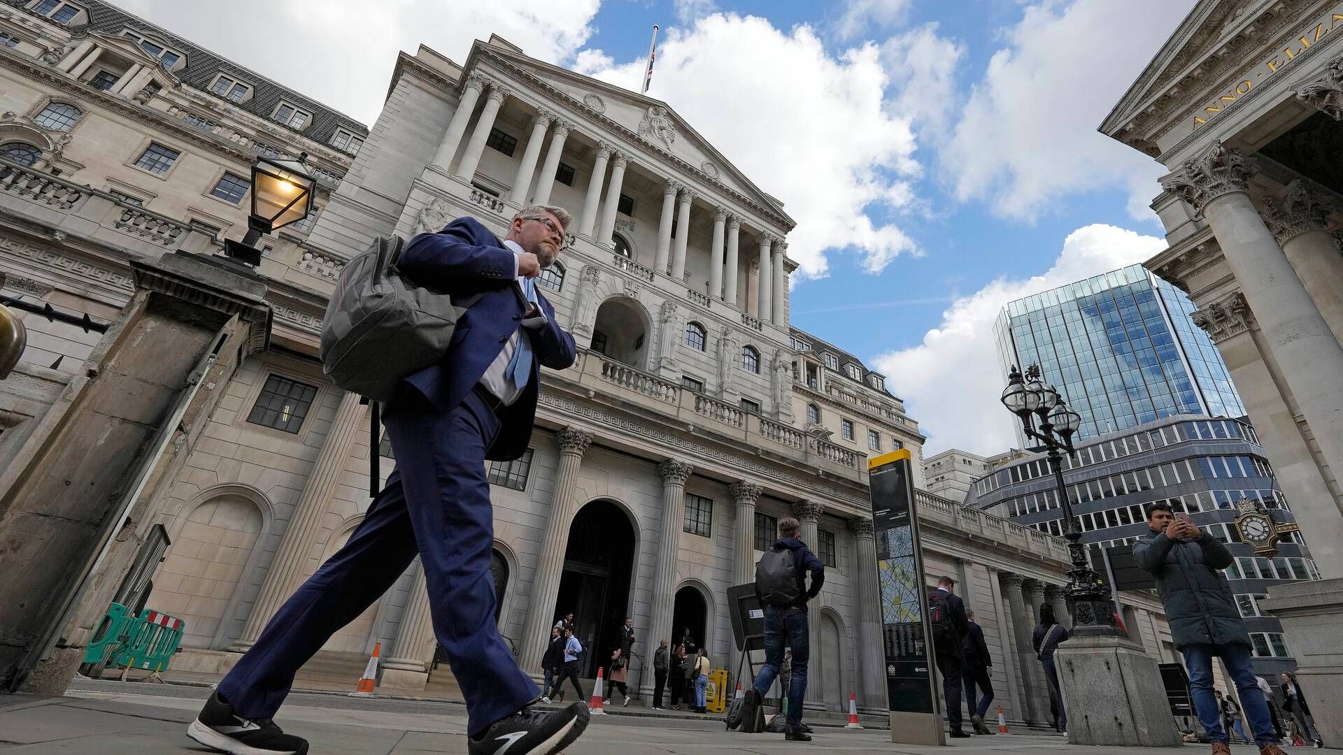 Bank of England i London. | Foto: Frank Augstein/AP/Ritzau Scanpix