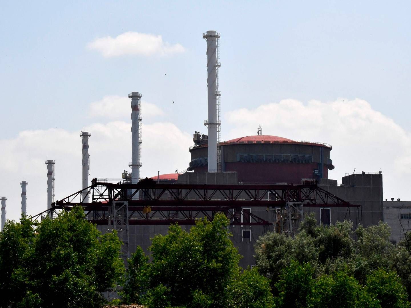 Zelenskyj kommer ikke nærmere de beviser om en mulig terrorhandling ved atomkraftværket Zaporizjzja, som det ukrainske efterretningsvæsen ifølge ham er kommet i besiddelse af. (Arkivfoto) | Foto: Olga Maltseva