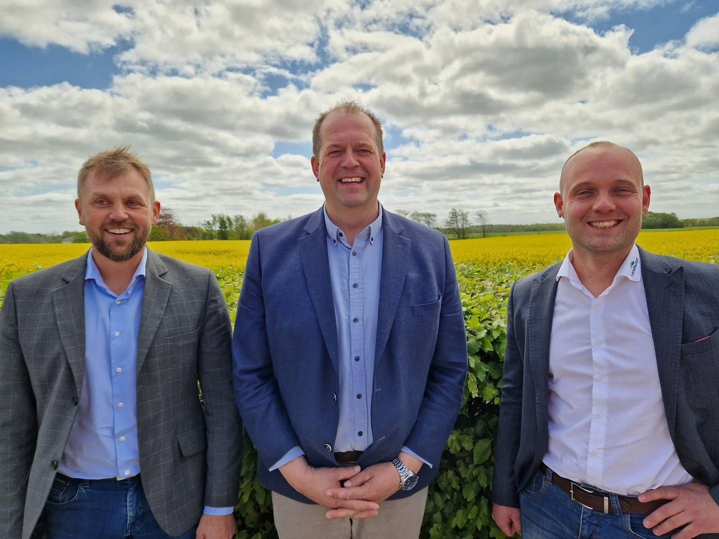 Formandskabet – Hans Damgaard, Christian Lund og Henrik Jessen. PR-foto: Landbrug og Fødevarer Syddanmark