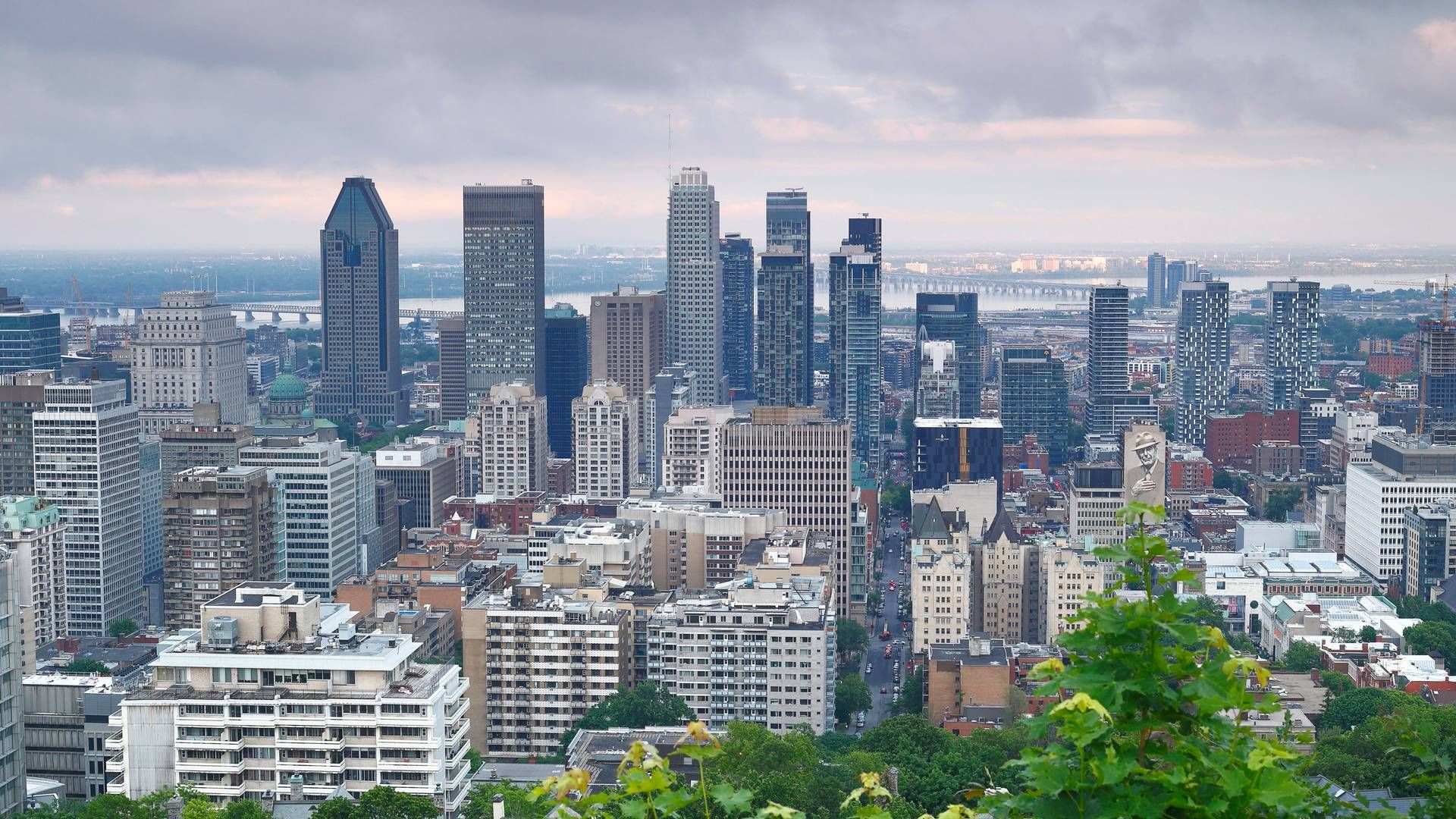 Blick auf die Skyline von Montreal. | Foto: picture alliance / imageBROKER | Guenther Schwermer