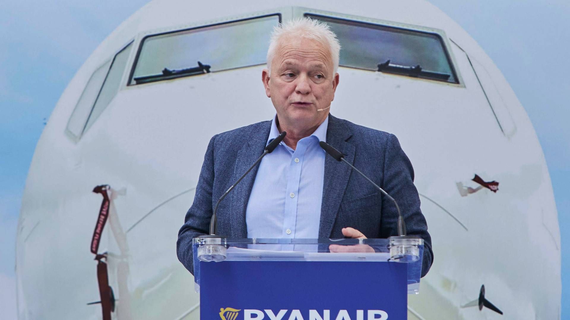 Eddie Wilson har siden 2019 været topchef for Ryanair DAC, som består af hovedparten af Ryanair-koncernens flyselskaber | Foto: Joaquin Corchero/AP/Ritzau Scanpix