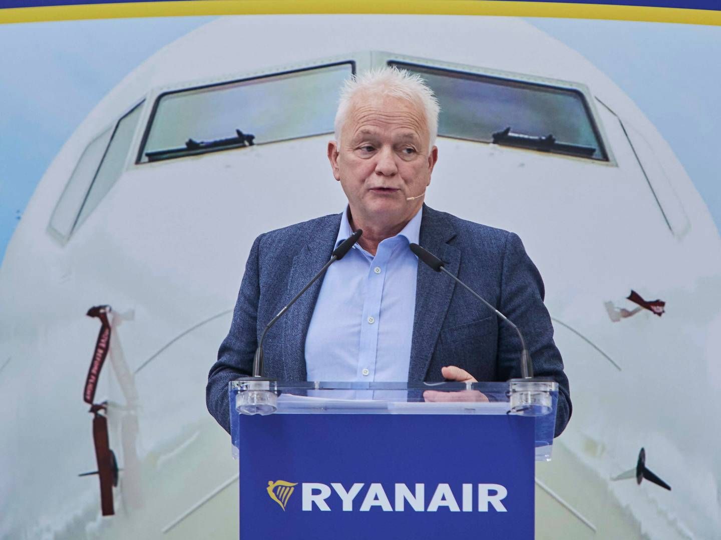 Eddie Wilson har siden 2019 været topchef for Ryanair DAC, som består af hovedparten af Ryanair-koncernens flyselskaber | Foto: Joaquin Corchero/AP/Ritzau Scanpix