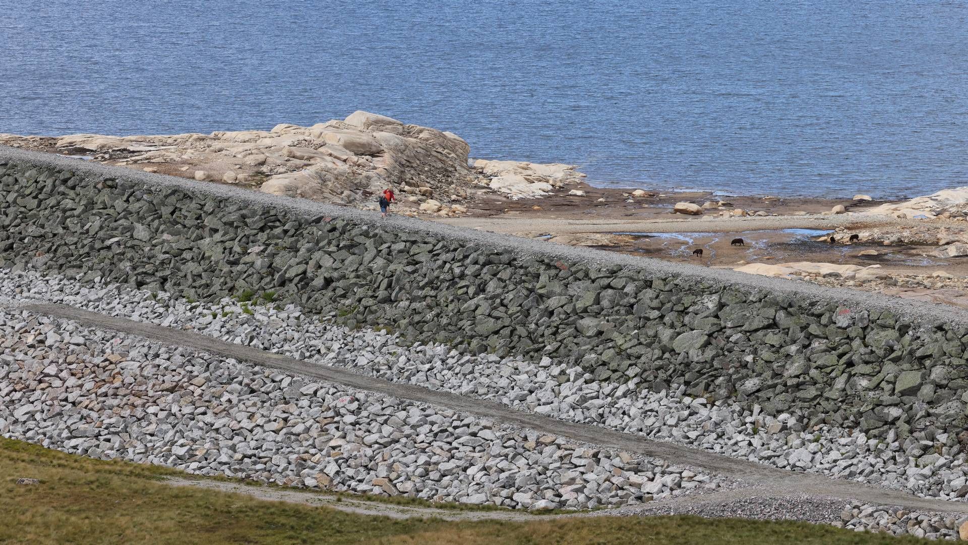 GOD SITUASJON: Roskreppfjorden vannmagasin er et ettårsmagasin, og statusen er nå god selv om de fortsatt ligger litt under normalnivået. | Foto: Ørn E. Borgen / NTB