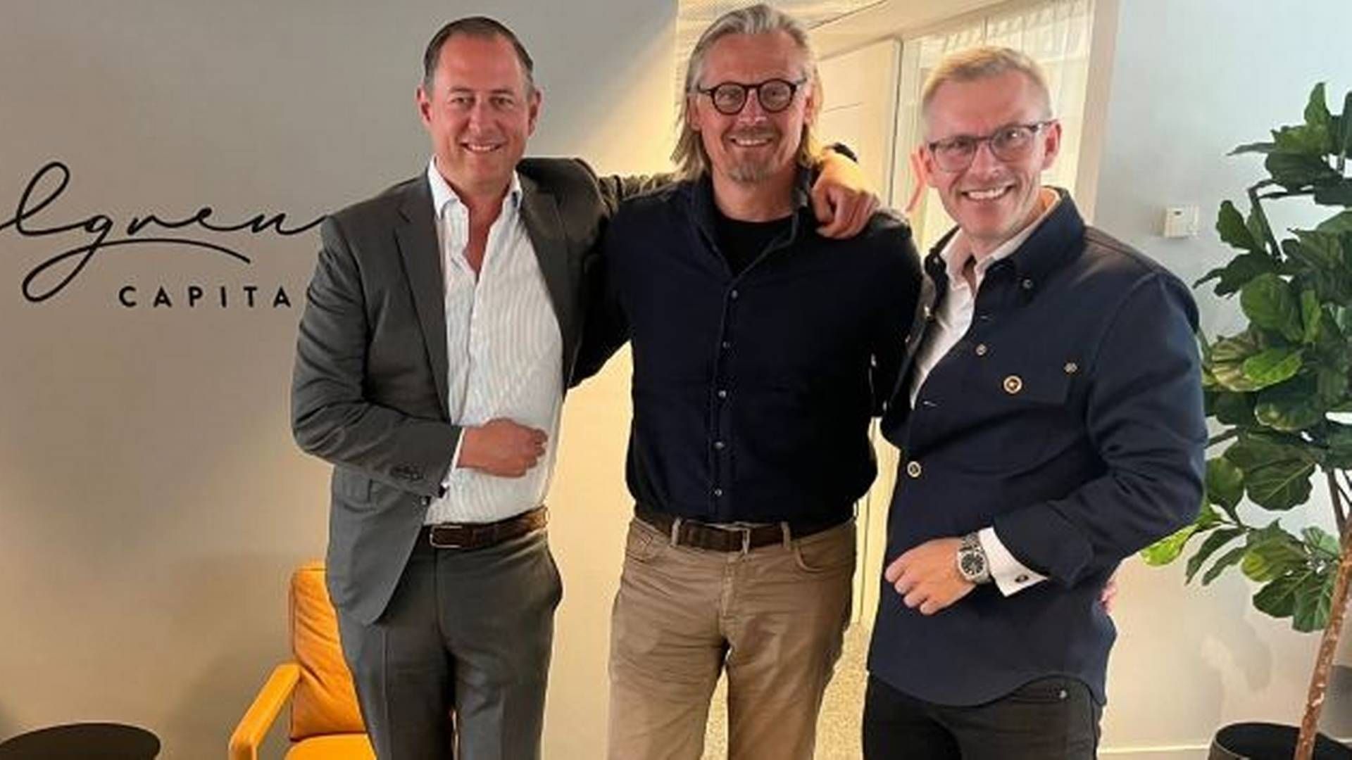 From left: Johan Wahlman, Managing Partner and Founder of House of Reach, Jonas Ardhe, new head of Legal Affairs and Advisor, and Peter Dahlgren, managing partner at House of Reach. | Photo: PR / Dahlgren Capital