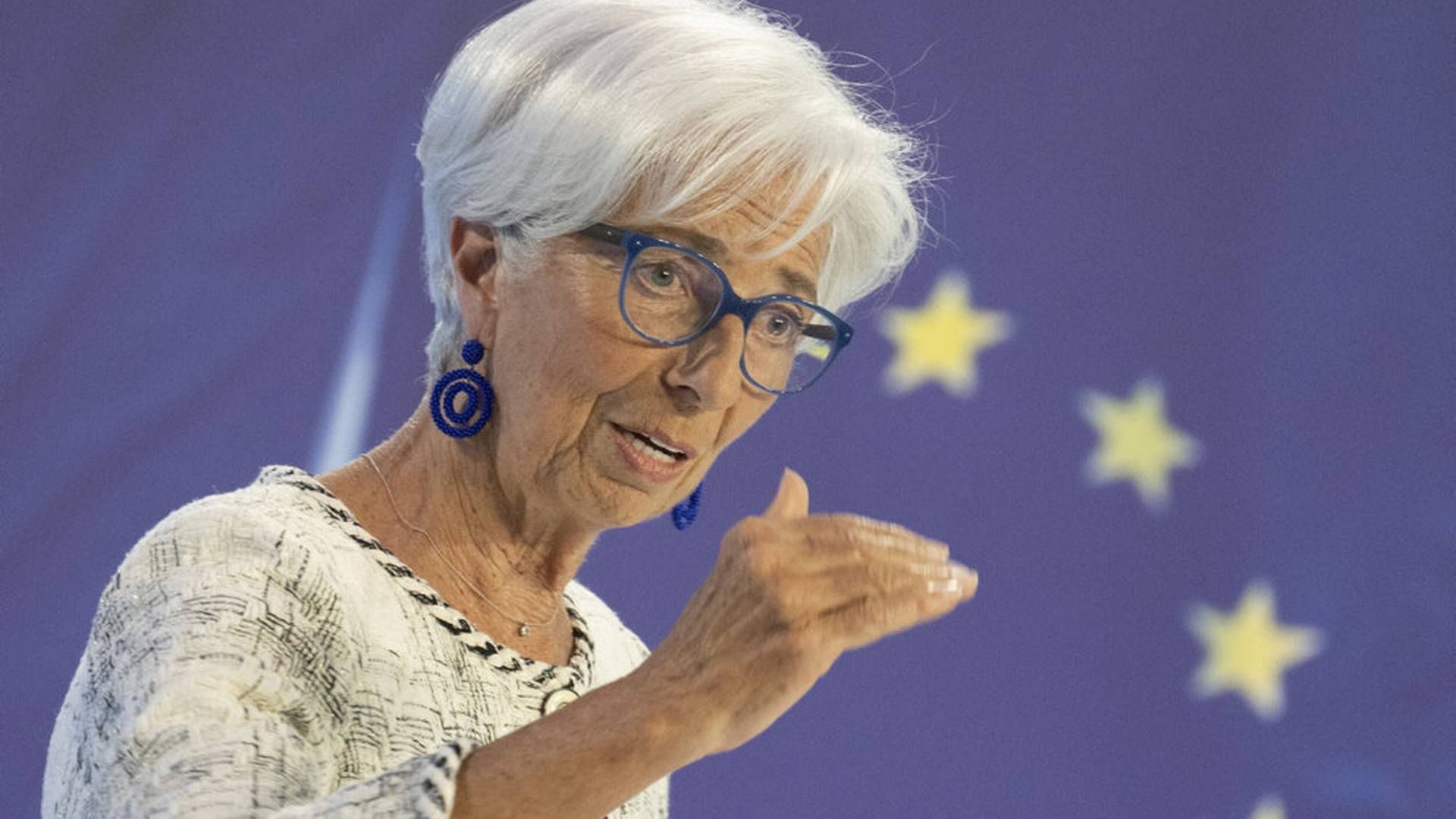 ECB-chef Christine Lagarde varsler en ny rentestigning til juli. (Arkivfoto). - Foto: Boris Roessler/Ritzau Scanpix