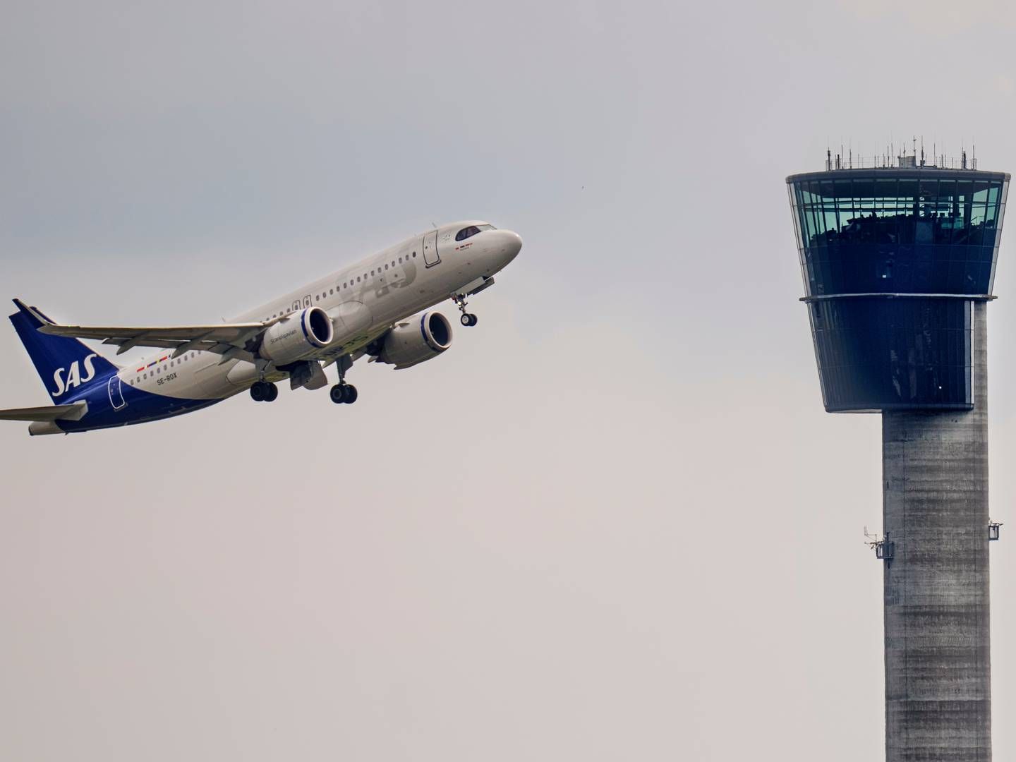 SAS og Lufthansa udleder begge 90 gram CO2 per passagerkilometer. | Foto: Liselotte Sabroe/Ritzau Scanpix