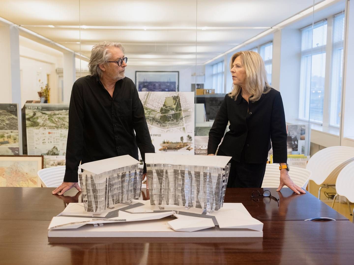 Juul Frost Arkitekter er ejet med knap en tredjedel hver af ægteparret Helle Juul Larsen og Flemming Munkelt Frost, der begge er arkitekter. | Foto: Katrine Hørup Noer / Politiken