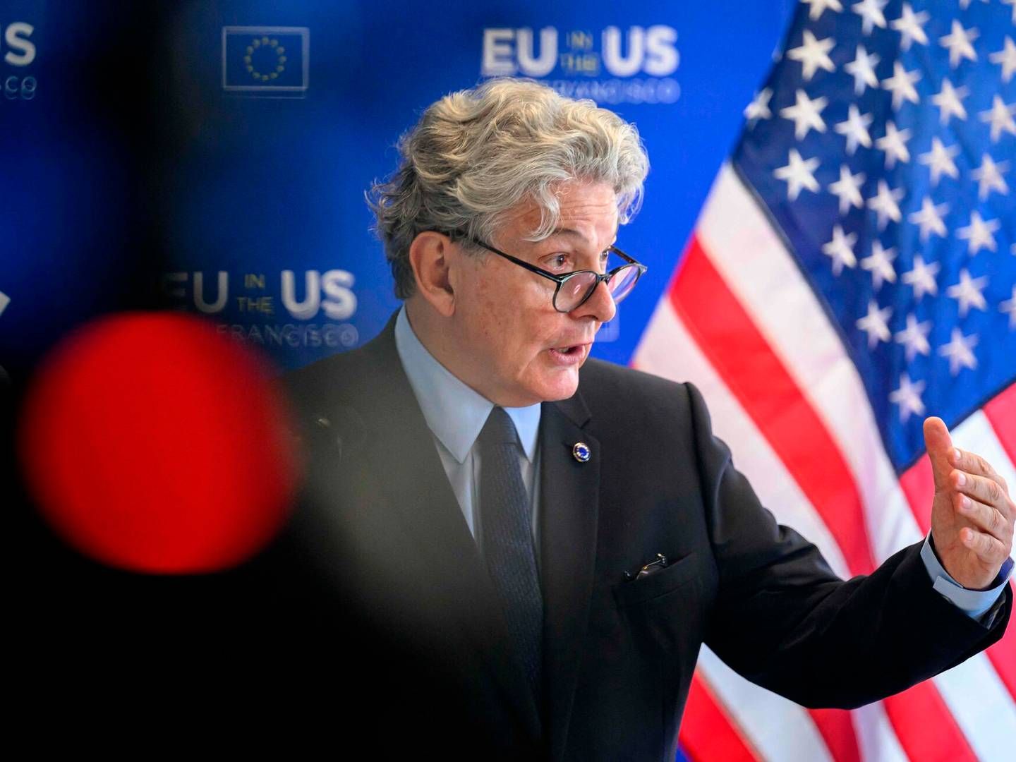 Thierry Breton, EU-kommissær for det indre marked, | Foto: Josh Edelson/AFP/Ritzau Scanpix