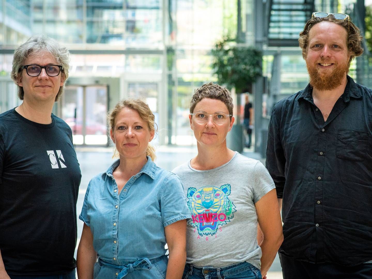 Fra venstre til højre: Erik Grönvall, Marie Ertner, Anna Vallgårda og Jonas Fritsch. | Foto: IT-Universitetet