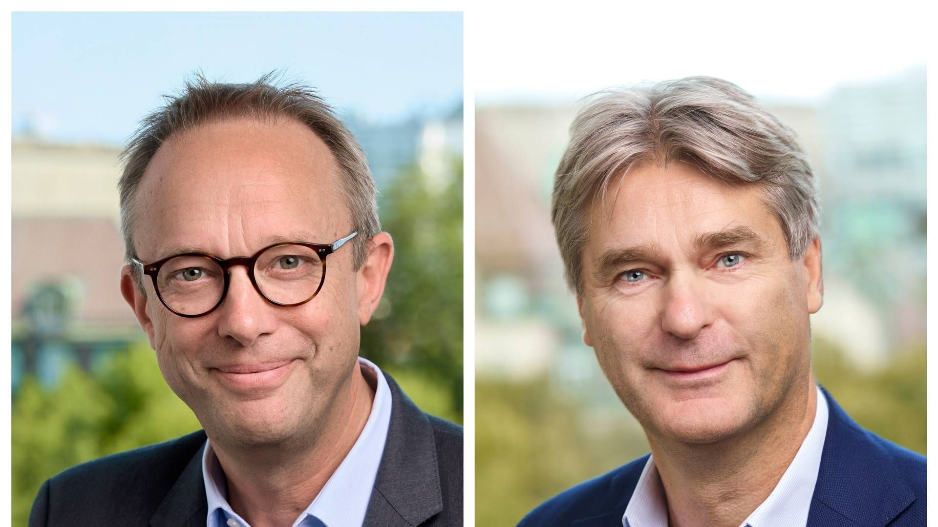 Pål Bergström (left) replaced Richard Gröttheim (right) as CEO of Sweden's default pension fund, AP7, on June 1 this year. | Photo: AP7/PR