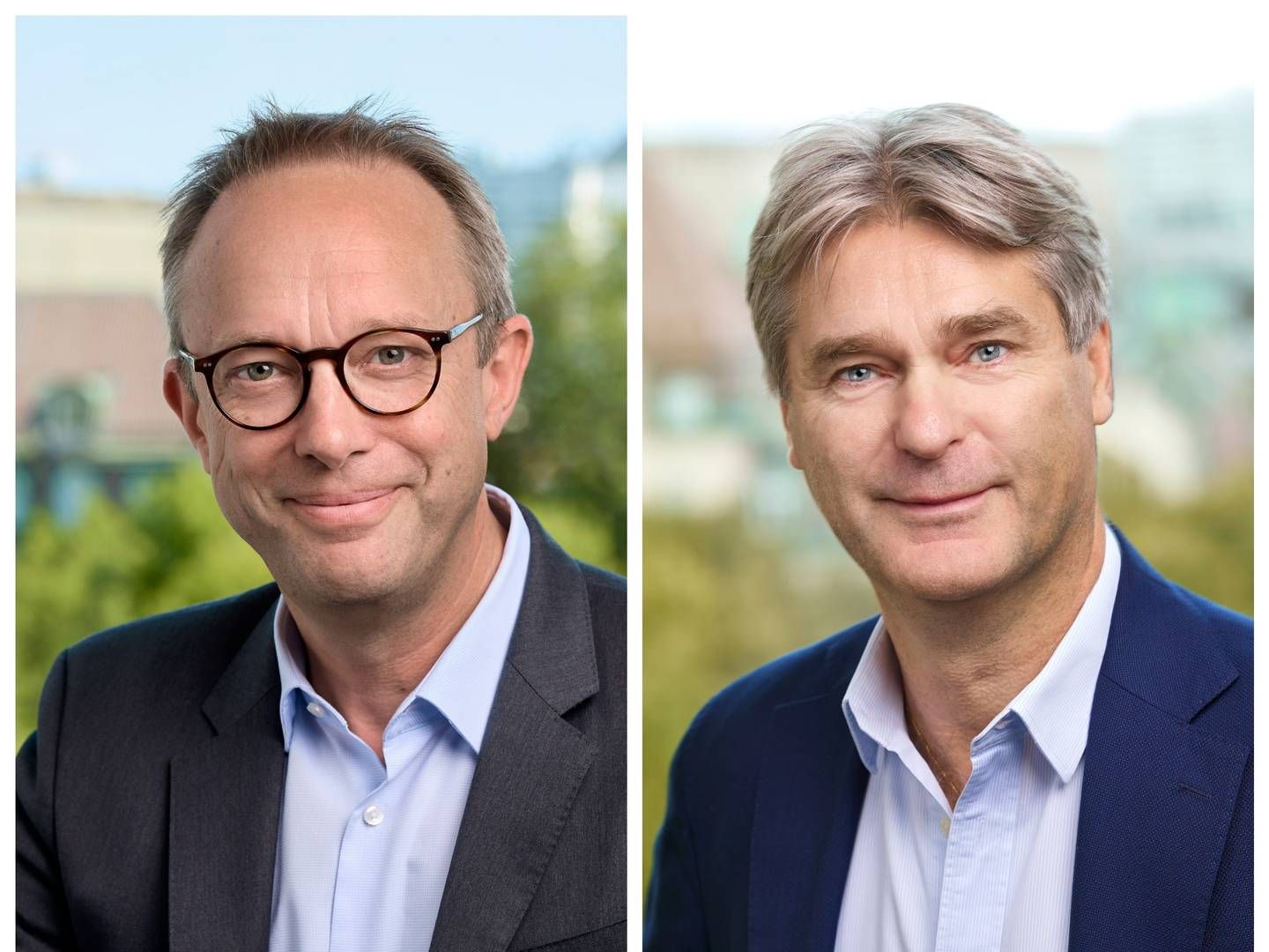 Pål Bergström (left) replaced Richard Gröttheim (right) as CEO of Sweden's default pension fund, AP7, on June 1 this year. | Photo: AP7/PR