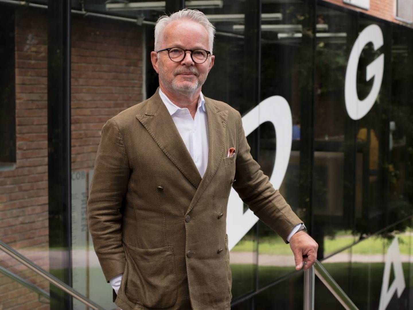 NY LEDER: Gunnar Bøyum er styreleder i Schage Eiendom, og har siden februar vært på leting etter selskapets nye sjef. Valget falt på Matilda Vinje. | Foto: Aspelin Ramm