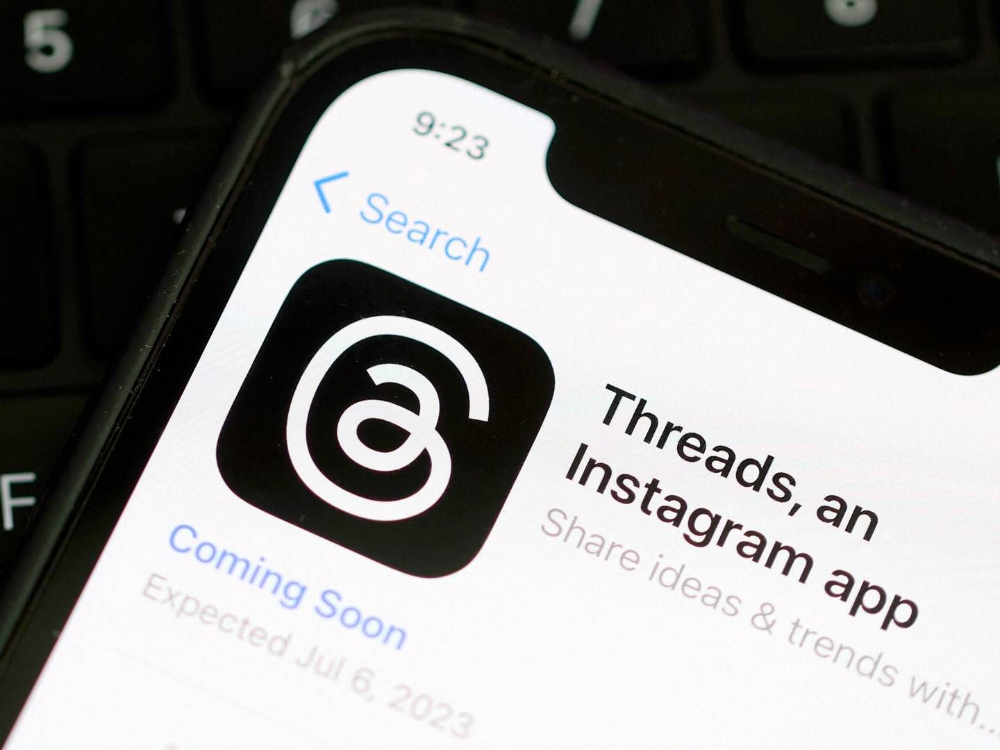 Threads har været tilgængelig i App Store i de seneste dage, og nu er tjenesten gået i luften uden for EU. | Foto: Justin Sullivan/AFP/Ritzau Scanpix