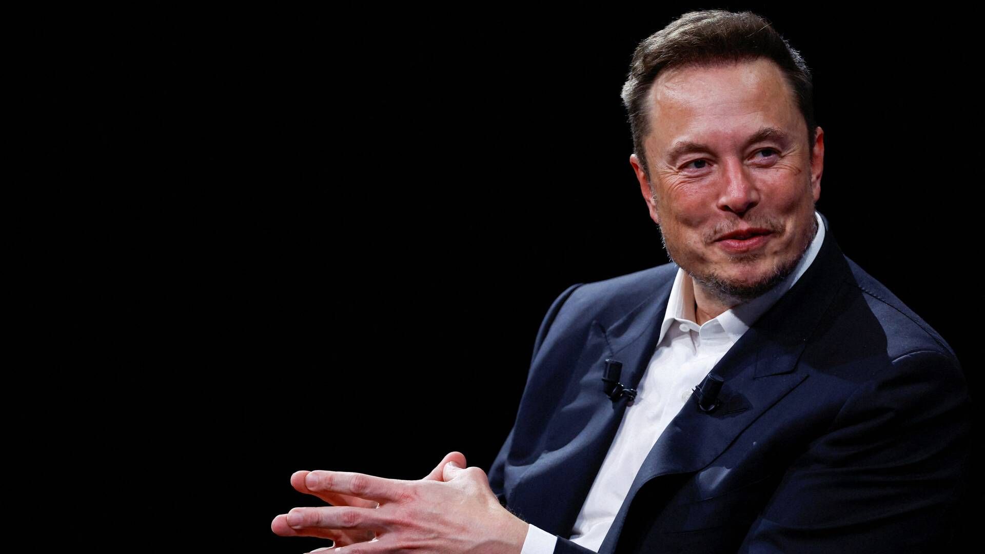 Fredaftalen blev underskrevet til en ceremoni på China Auto Forum. På billedet ses Teslas topchef, Elon Musk. | Foto: Gonzalo Fuentes/Reuters/Ritzau Scanpix