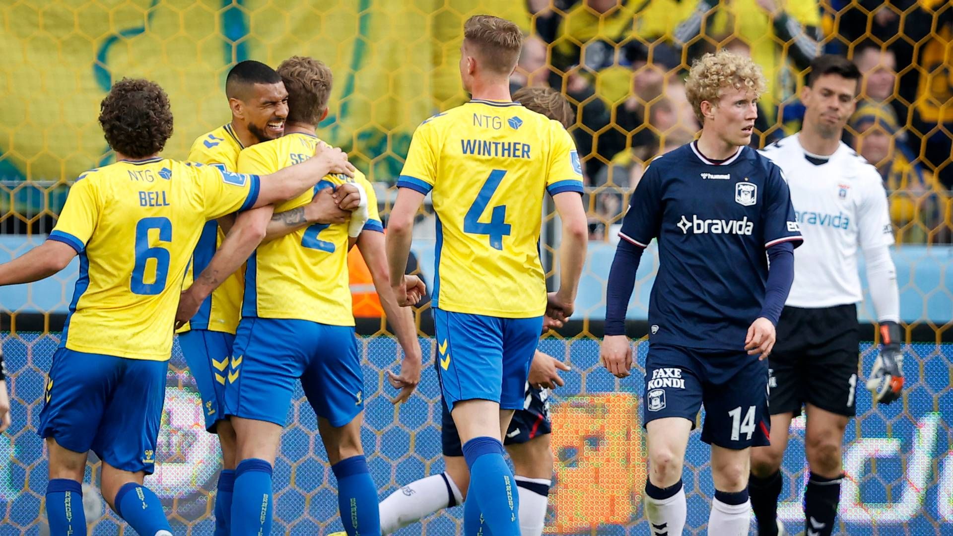 Danske Spil har ikke deres navn på Brøndbys trøjer. | Foto: Jens Dresling/Ritzau Scanpix