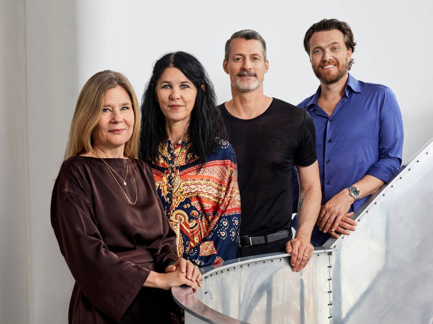 De fire nye partnere i fusionen: fv. Christina Black, Karina Holm Holm Henriksen, Kristoffer Gudbrand og Morten Brudholm. | Foto: PR
