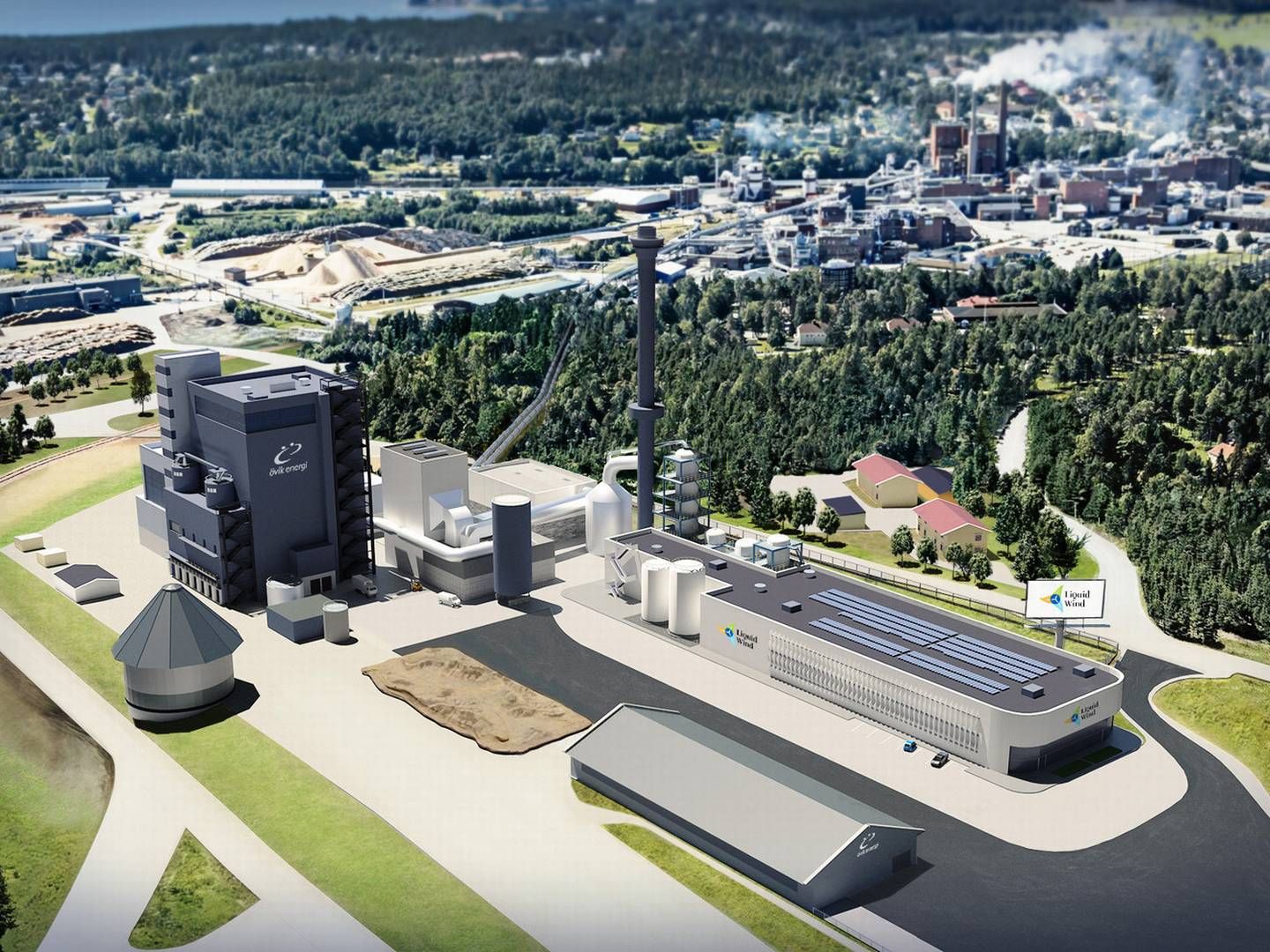 Liquid Wind's Flagship 1 project is due for completion in the coming years. Andreas Nielsen-Refs from Alfa Laval highlights the project as "an excellent example of a player that has brought together a number of key players in CO2 capture, electrolysis, methanol synthesis and project execution." | Photo: Flagship One