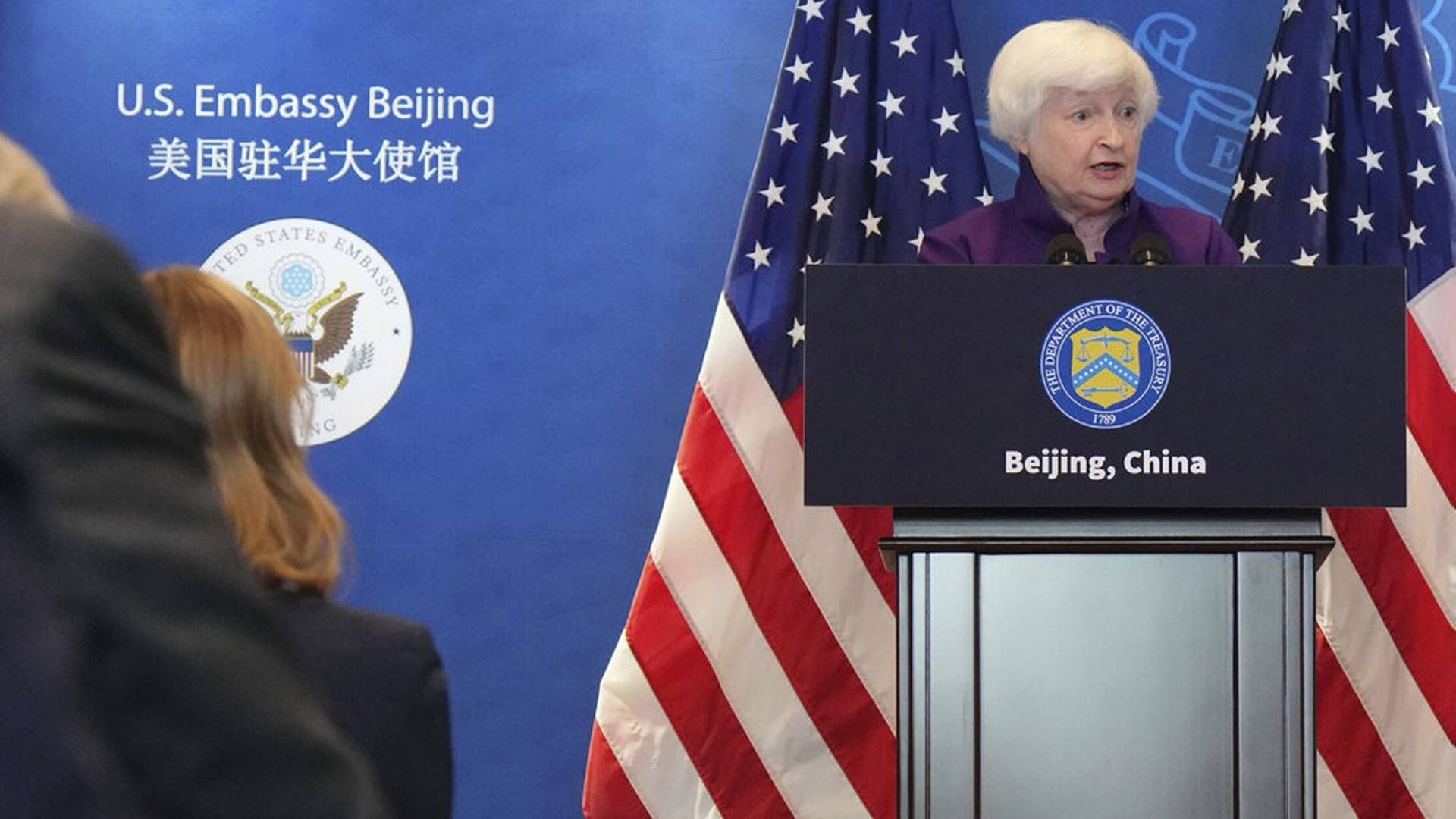 USA's finansminister, Janet Yellen, tror på, at verden er stor nok til, at både USA og Kina kan trives i den. | Foto: Af: Ichiro Ohara/Ritzau Scanpix