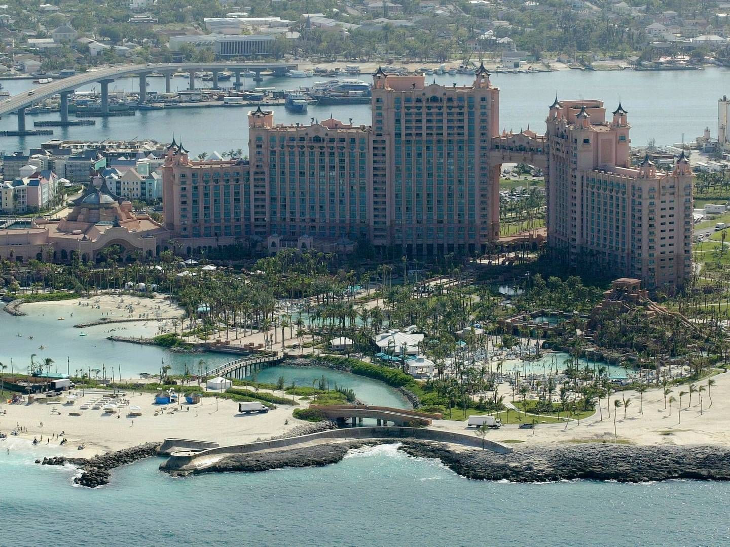 Das Hotel Atlantis in Nassau auf den Bahamas. Der Inselstaat war das erste Land weltweit, das eine digitale Währung eingeführt hat. | Foto: picture-alliance / maxppp | Bruce Murphy