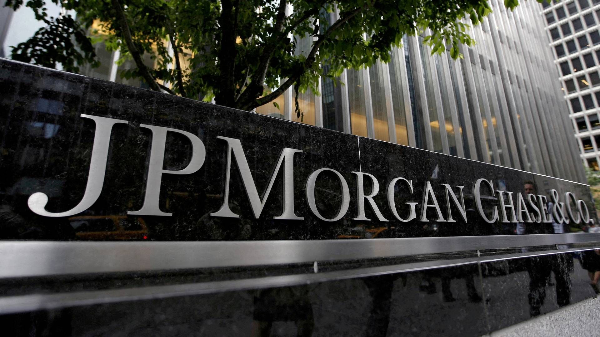 Den amerikanske storbank JPMorgan har fået hævet sit kursmål af finanshuset Jefferiers. | Foto: Mike Segar/Reuters/Ritzau Scanpix