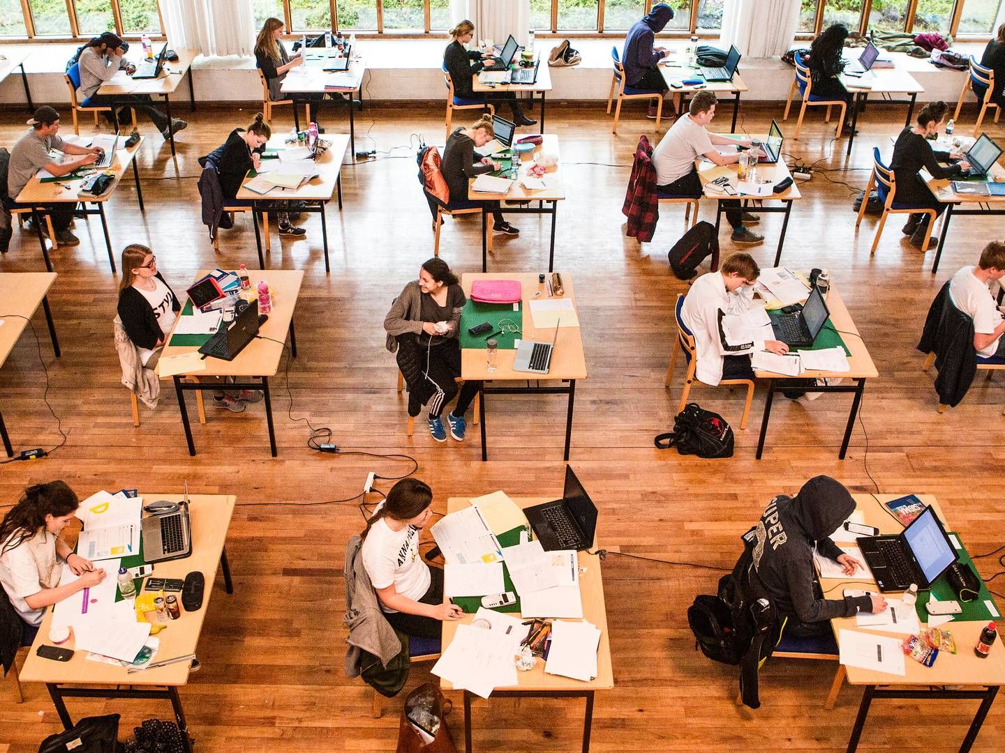 Aflyste prøver og eksamener i grundskolen og på gymnasier gjorde et stort indhug i Mentor Danmarks forretning sidste år. | Foto: Janus Engel