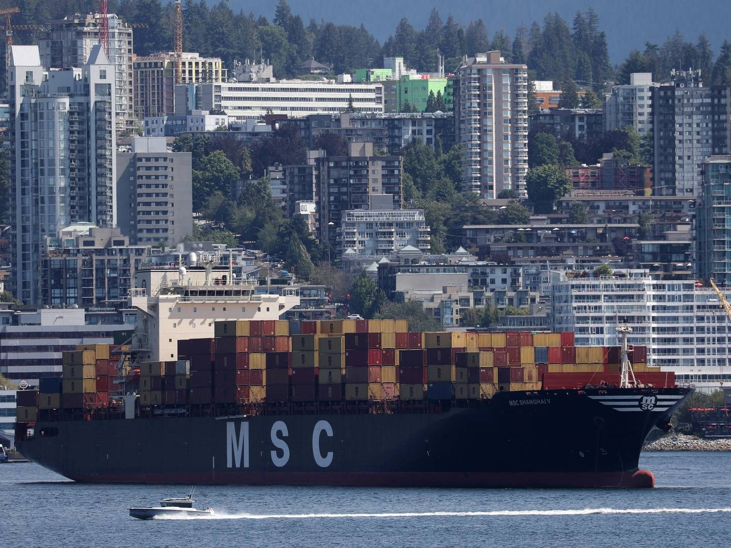 Der blev registeret 185 køb og salg af containerskibe i første halvår - næsten dobbelt så mange som det foregående halvår. | Foto: Chris Helgren/Reuters/Ritzau Scanpix