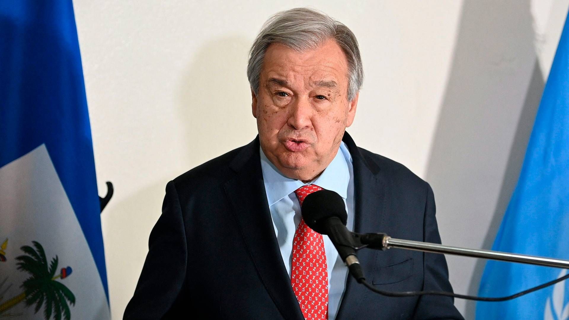 Antonio Guterres, generalsekretær i FN. | Foto: Richard Pierrin