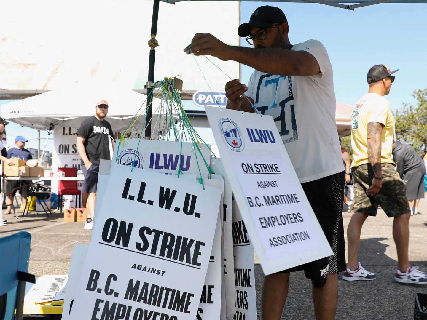 A preliminary four-year agreement has been reached between the union ILWU and the employers' association BCMEA after months of negotiations. | Photo: Chris Helgren/Reuters/Ritzau Scanpix